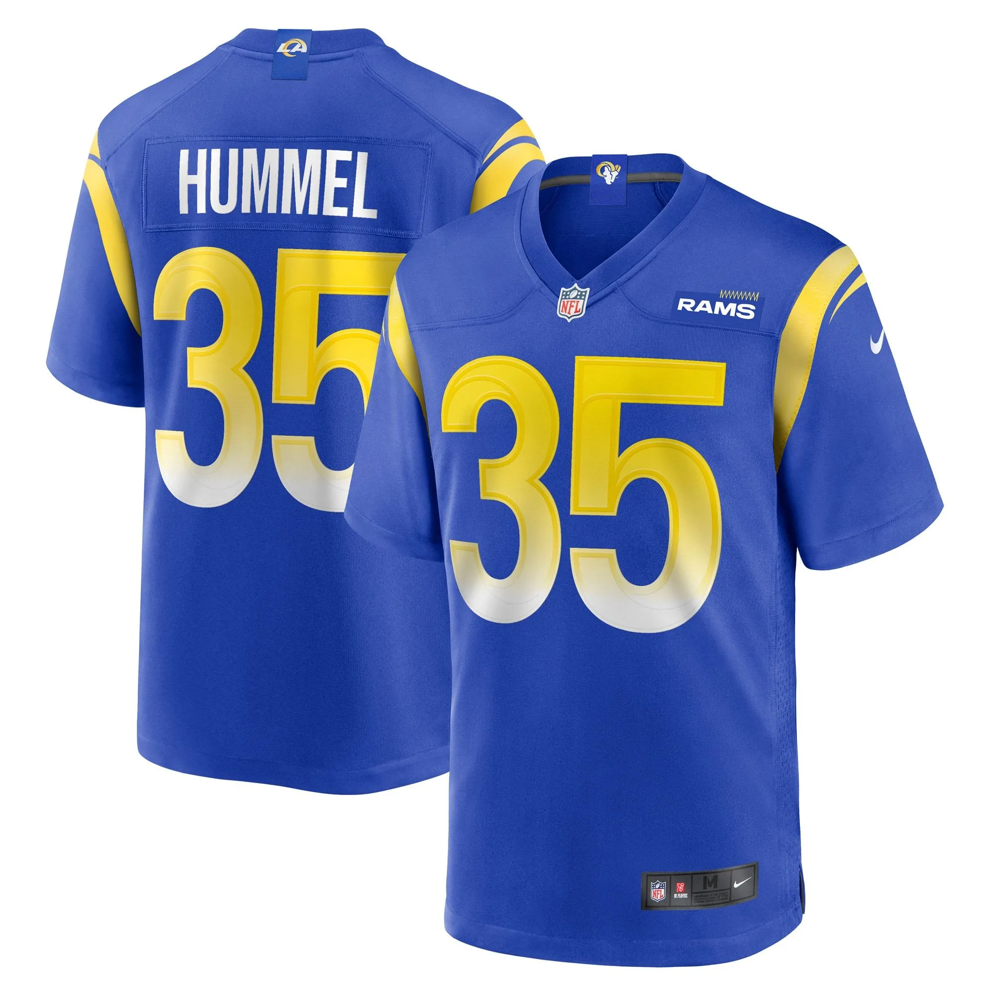 Jake Hummel Los Angeles Rams  Game Player Jersey - Royal