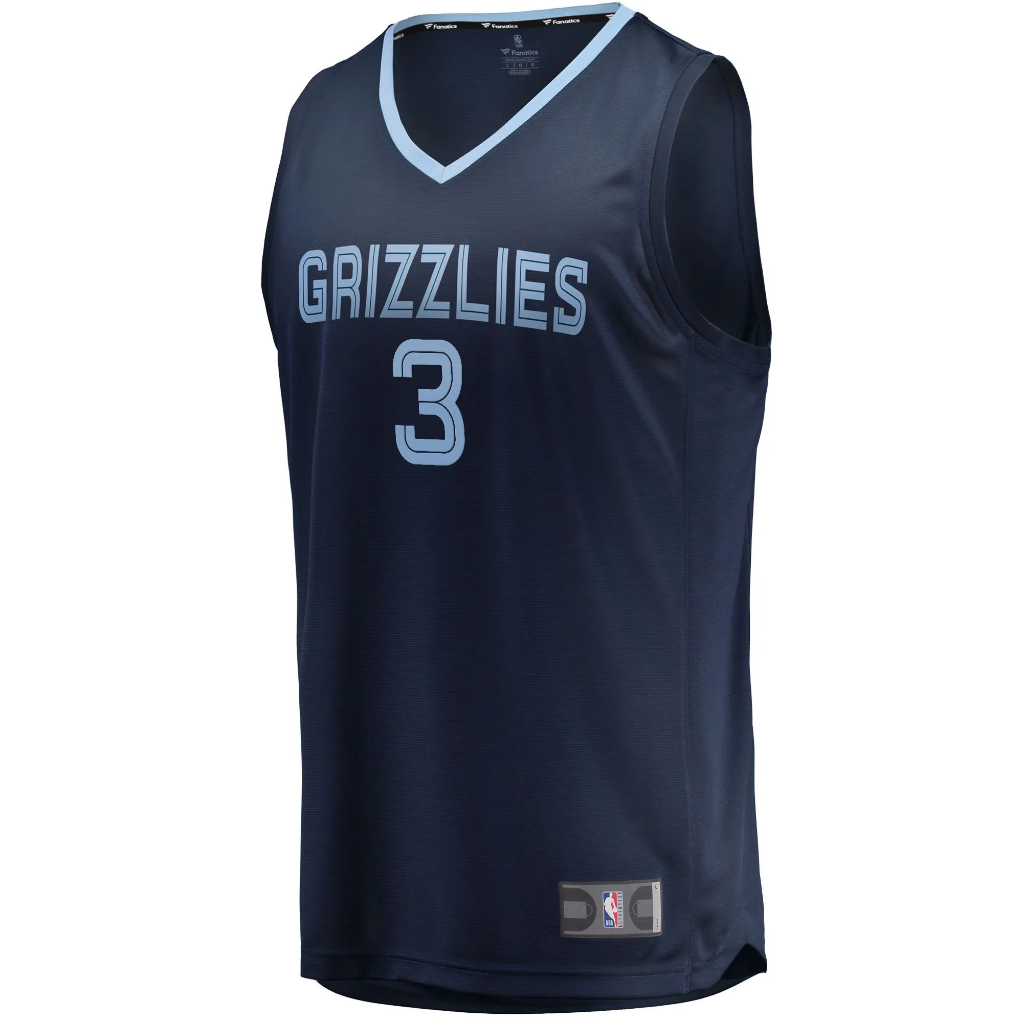 Jake LaRavia Memphis Grizzlies Fanatics Branded Fast Break Replica Player Jersey - Icon Edition - Navy