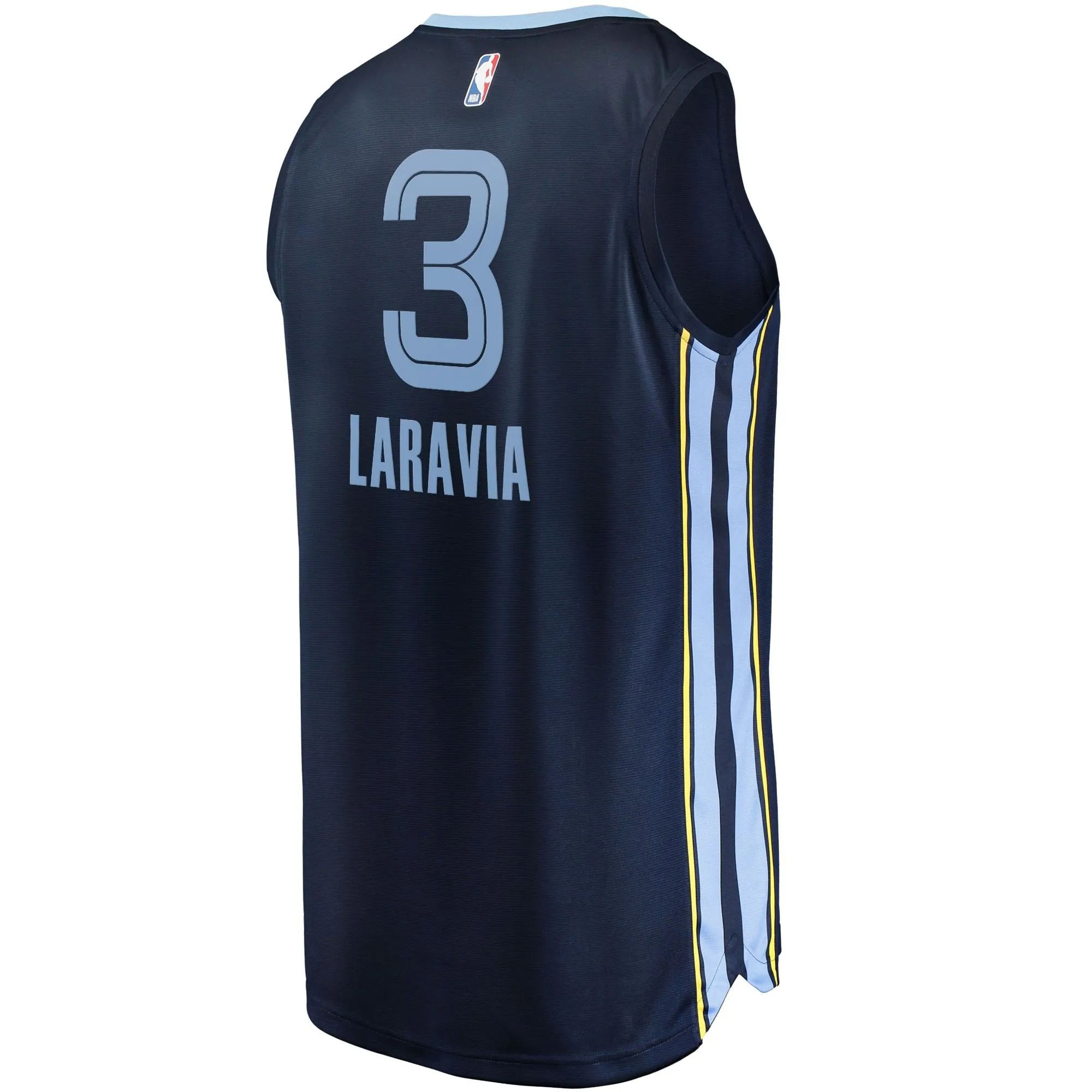 Jake LaRavia Memphis Grizzlies Fanatics Branded Fast Break Replica Player Jersey - Icon Edition - Navy