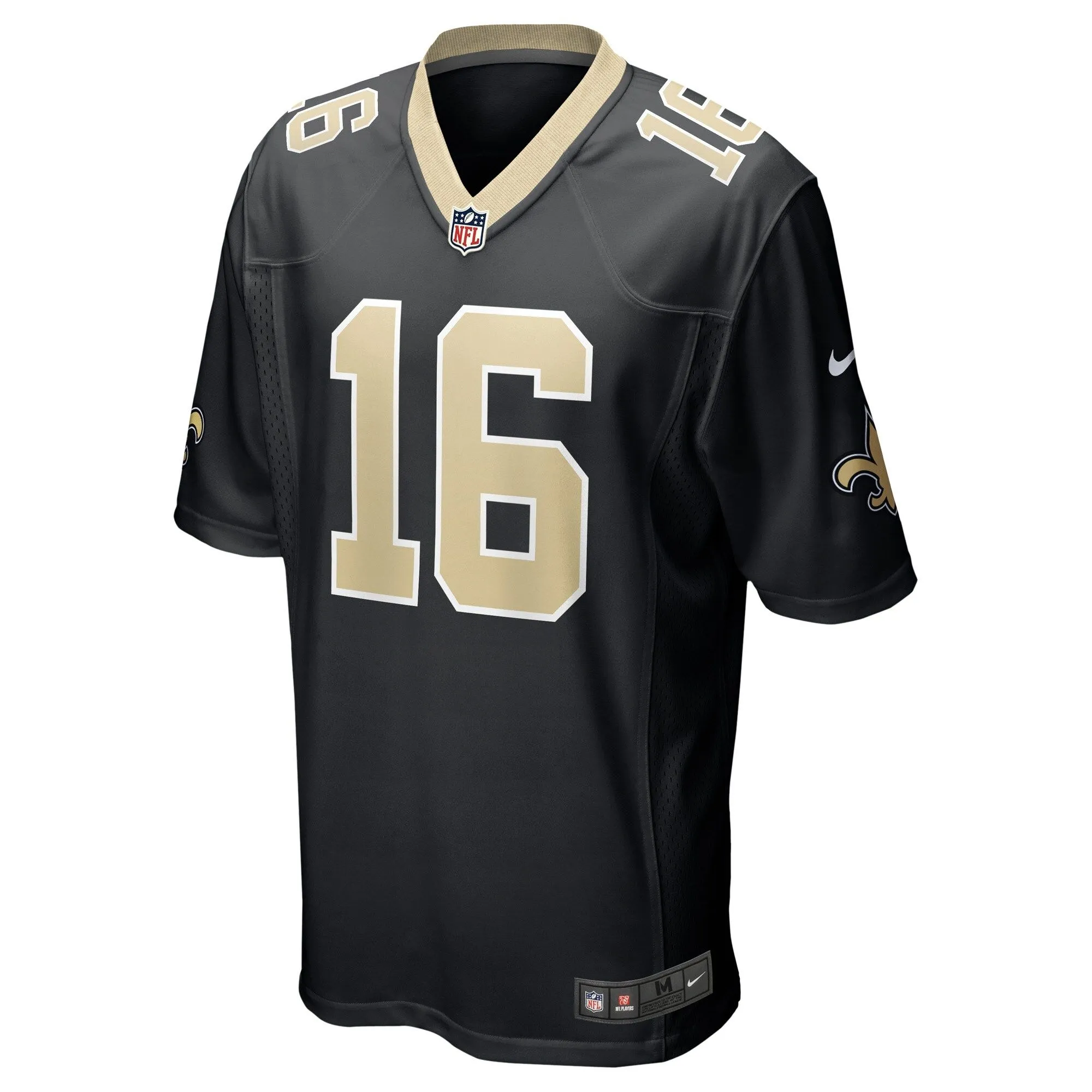 Jake Luton New Orleans Saints  Game Player Jersey - Black