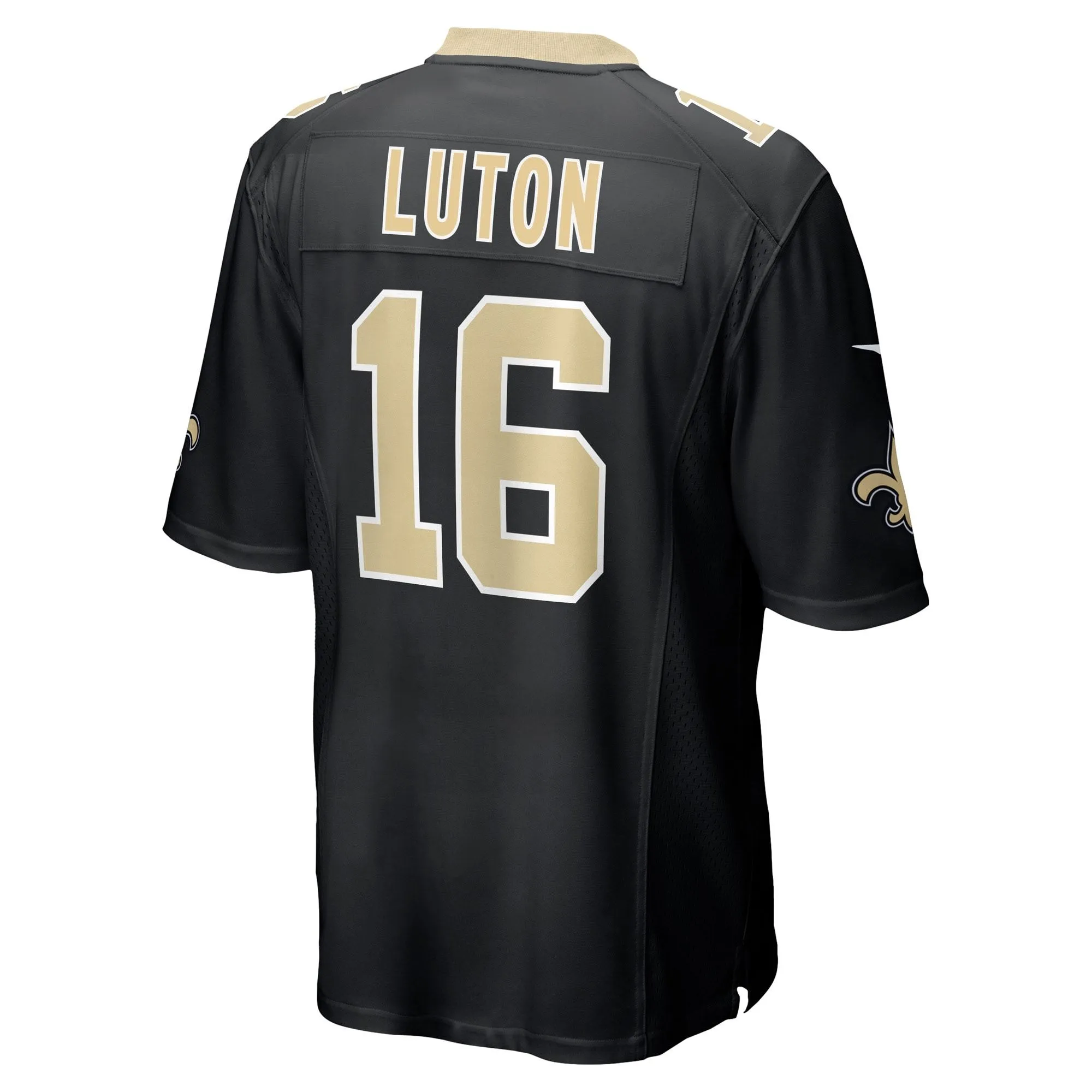 Jake Luton New Orleans Saints  Game Player Jersey - Black