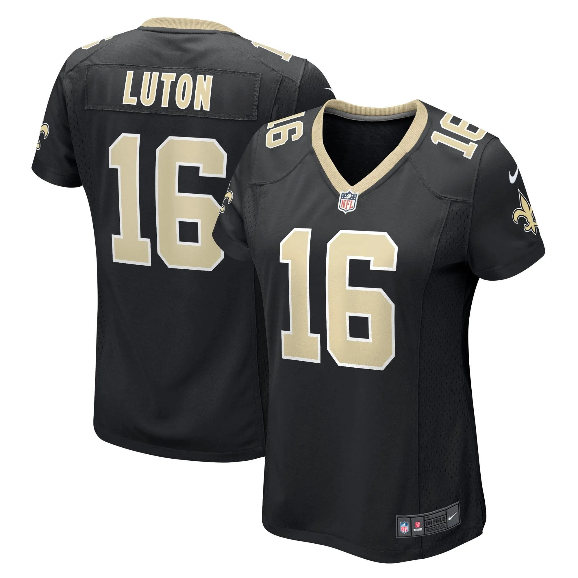 Jake Luton New Orleans Saints  Women's Game Player Jersey - Black