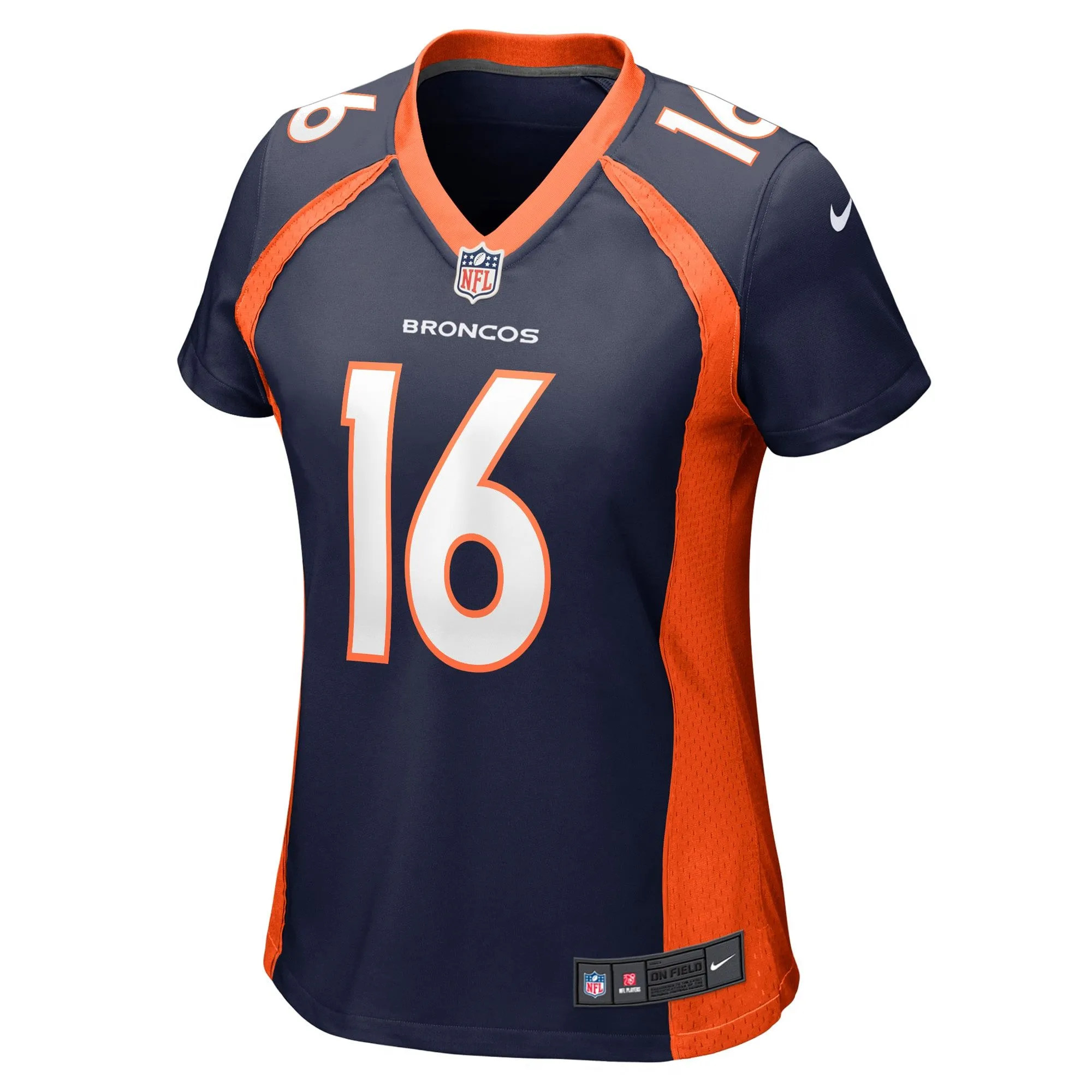 Jake Plummer Denver Broncos  Women's Retired Player Jersey - Navy