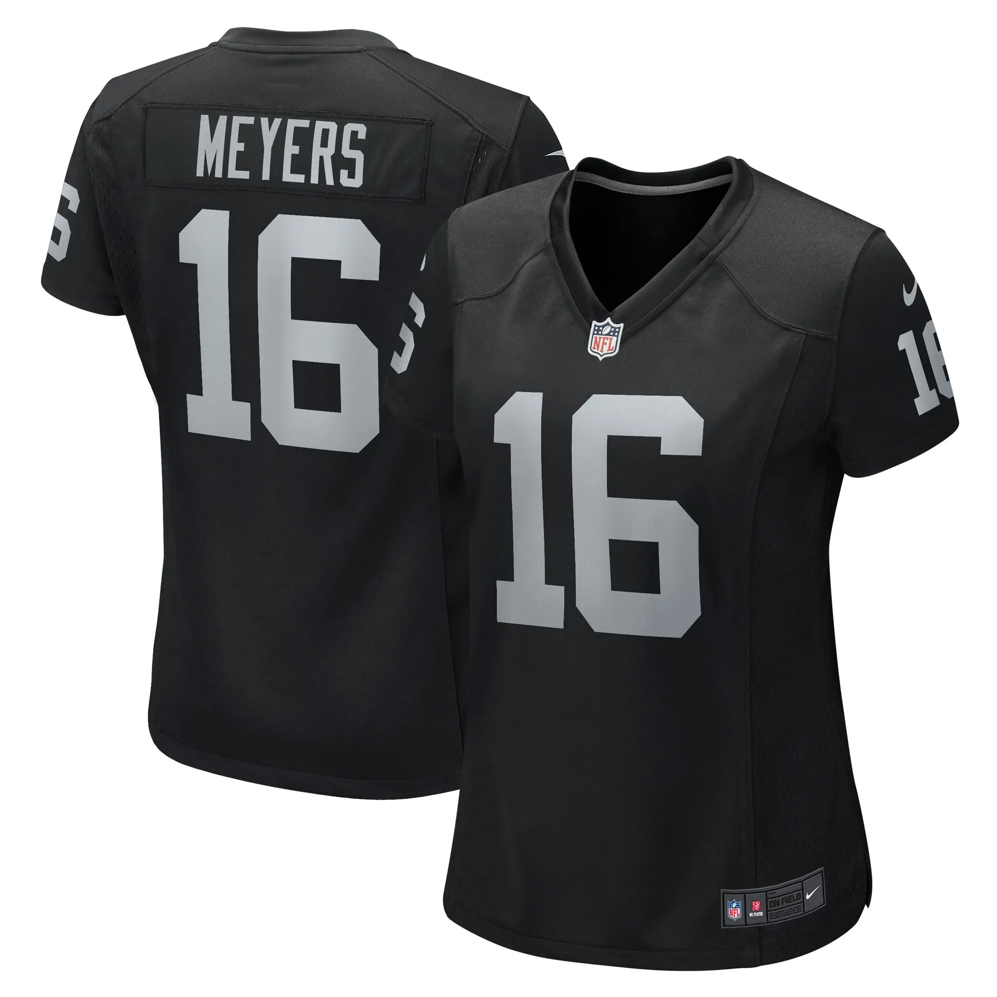 Jakobi Meyers Las Vegas Raiders  Women's Game Player Jersey - Black