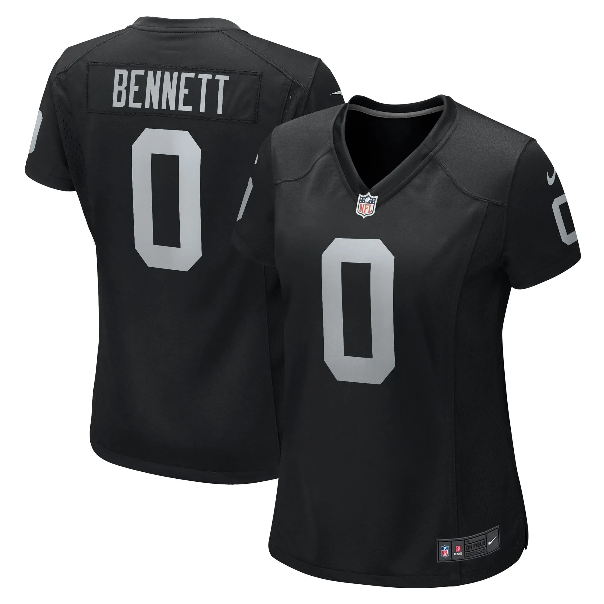 Jakorian Bennett Las Vegas Raiders  Women's Team Game Jersey -  Black