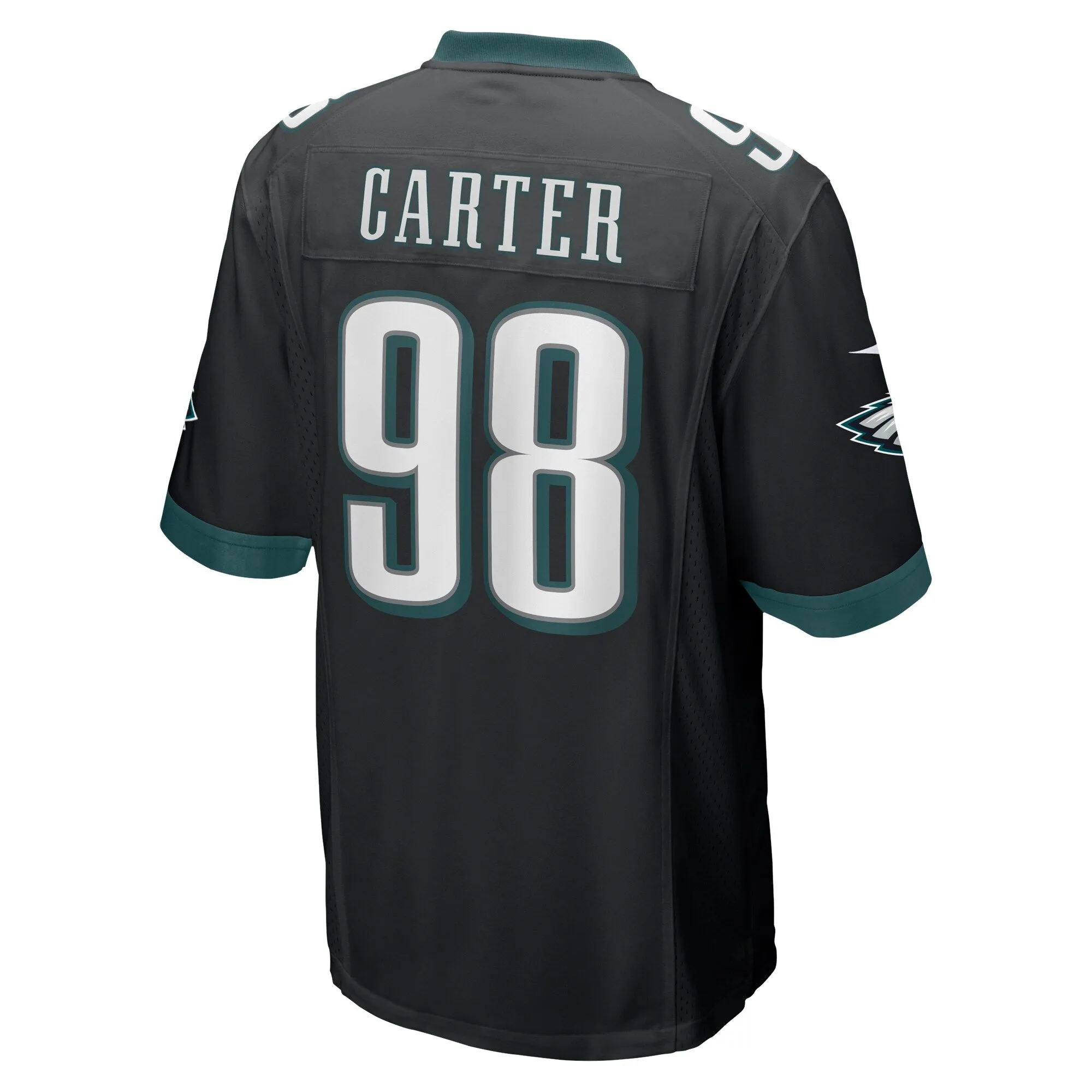 Jalen Carter Philadelphia Eagles  Alternate Team Game Jersey - Black