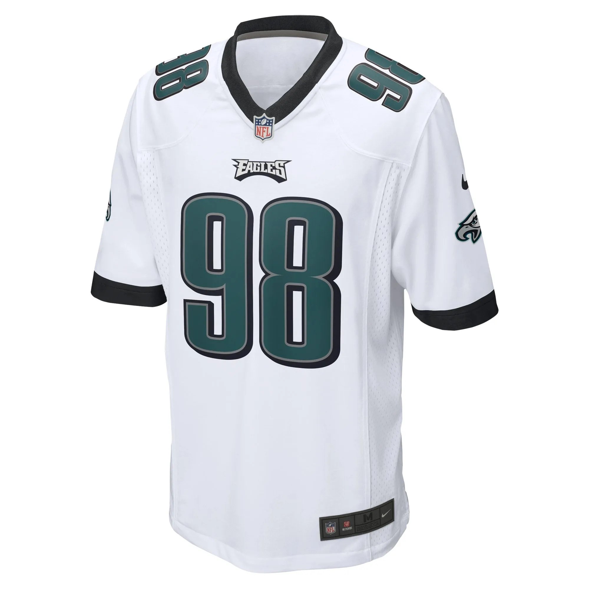 Jalen Carter Philadelphia Eagles   Game Jersey -  White