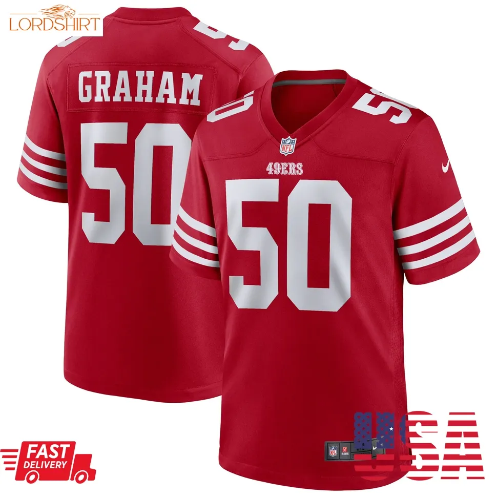 Jalen Graham San Francisco 49Ers  Team Game Jersey   Scarlet