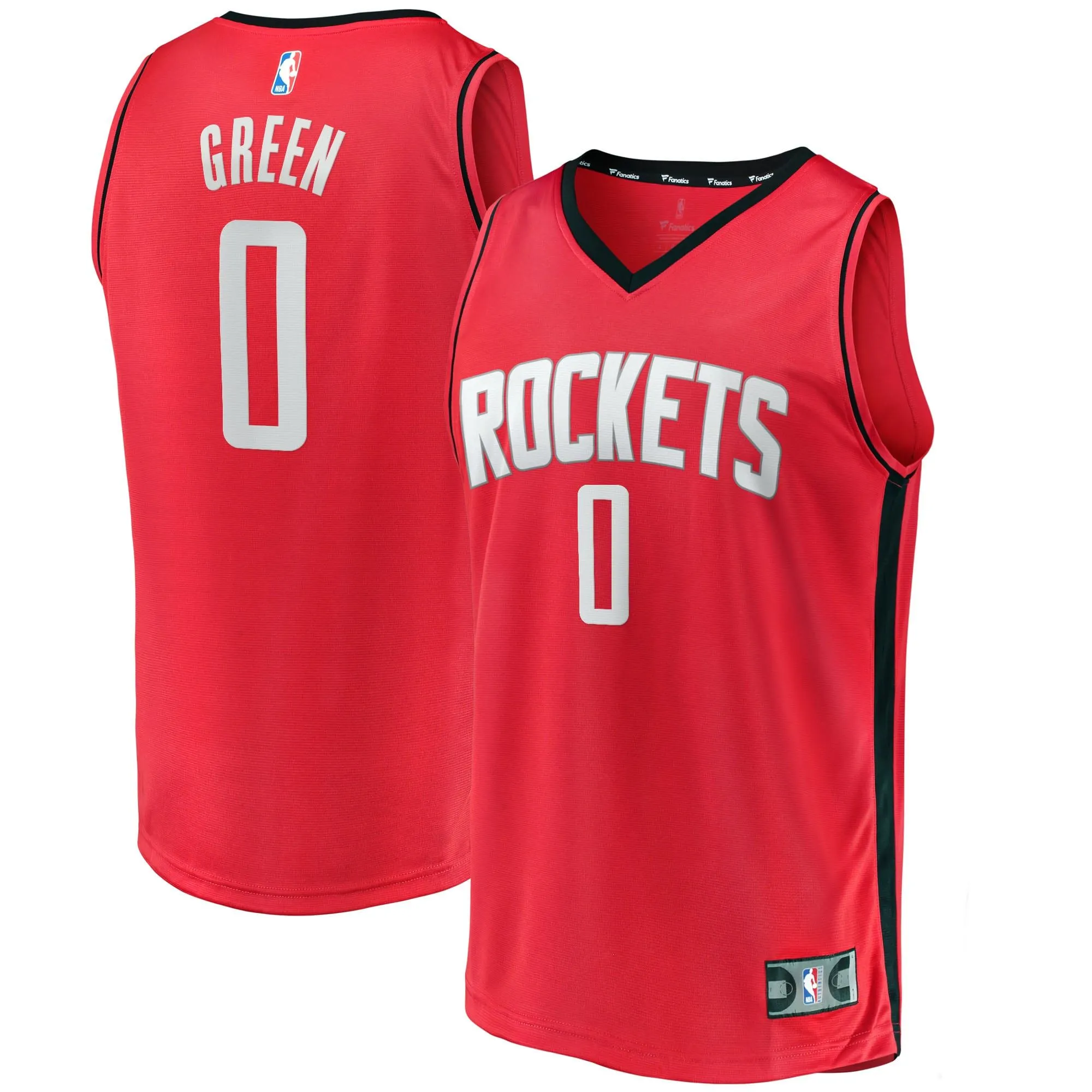 Jalen Green Houston Rockets Fanatics Branded Youth 2021/22 Fast Break Replica Jersey - Icon Edition - Red