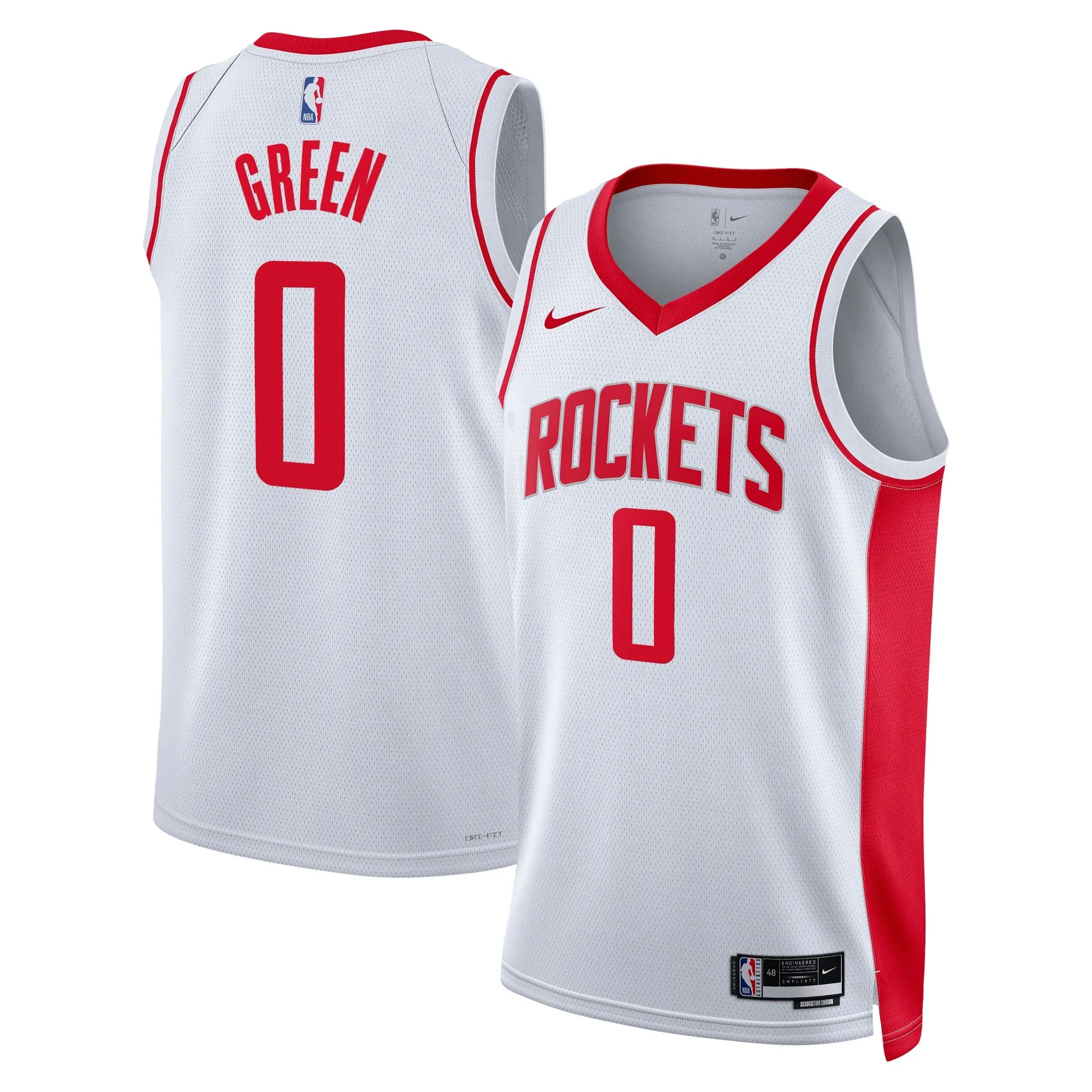 Jalen Green Houston Rockets  Swingman Jersey - Association Edition - White