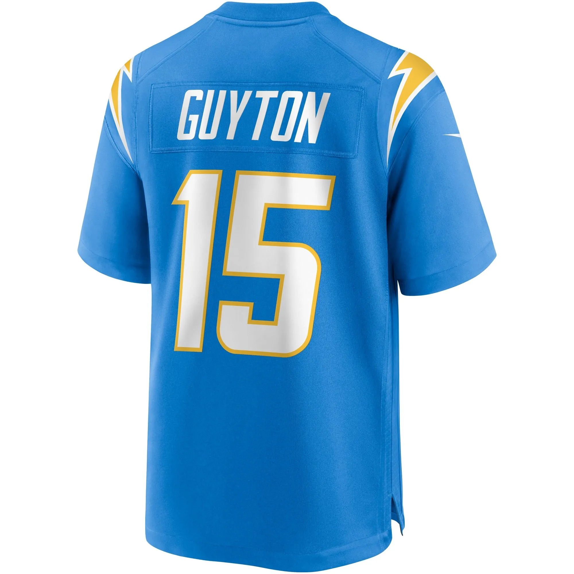 Jalen Guyton Los Angeles Chargers  Game Player Jersey - Powder Blue