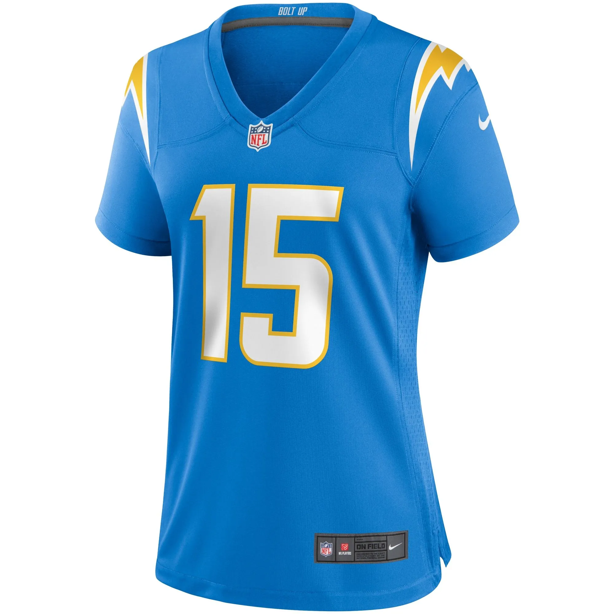 Jalen Guyton Los Angeles Chargers  Women's Player Game Jersey - Powder Blue