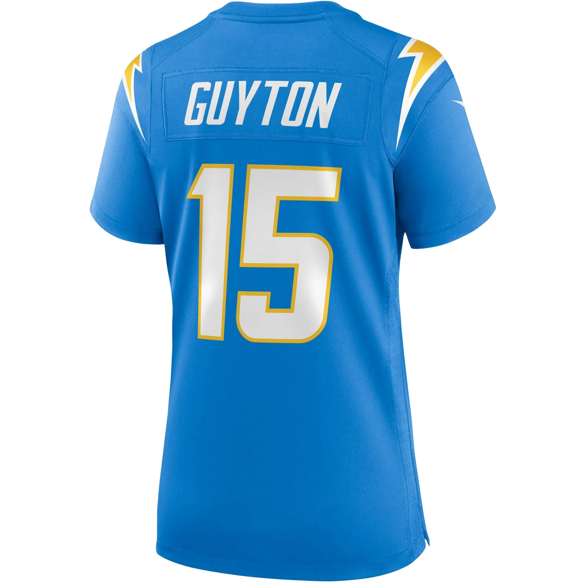 Jalen Guyton Los Angeles Chargers  Women's Player Game Jersey - Powder Blue