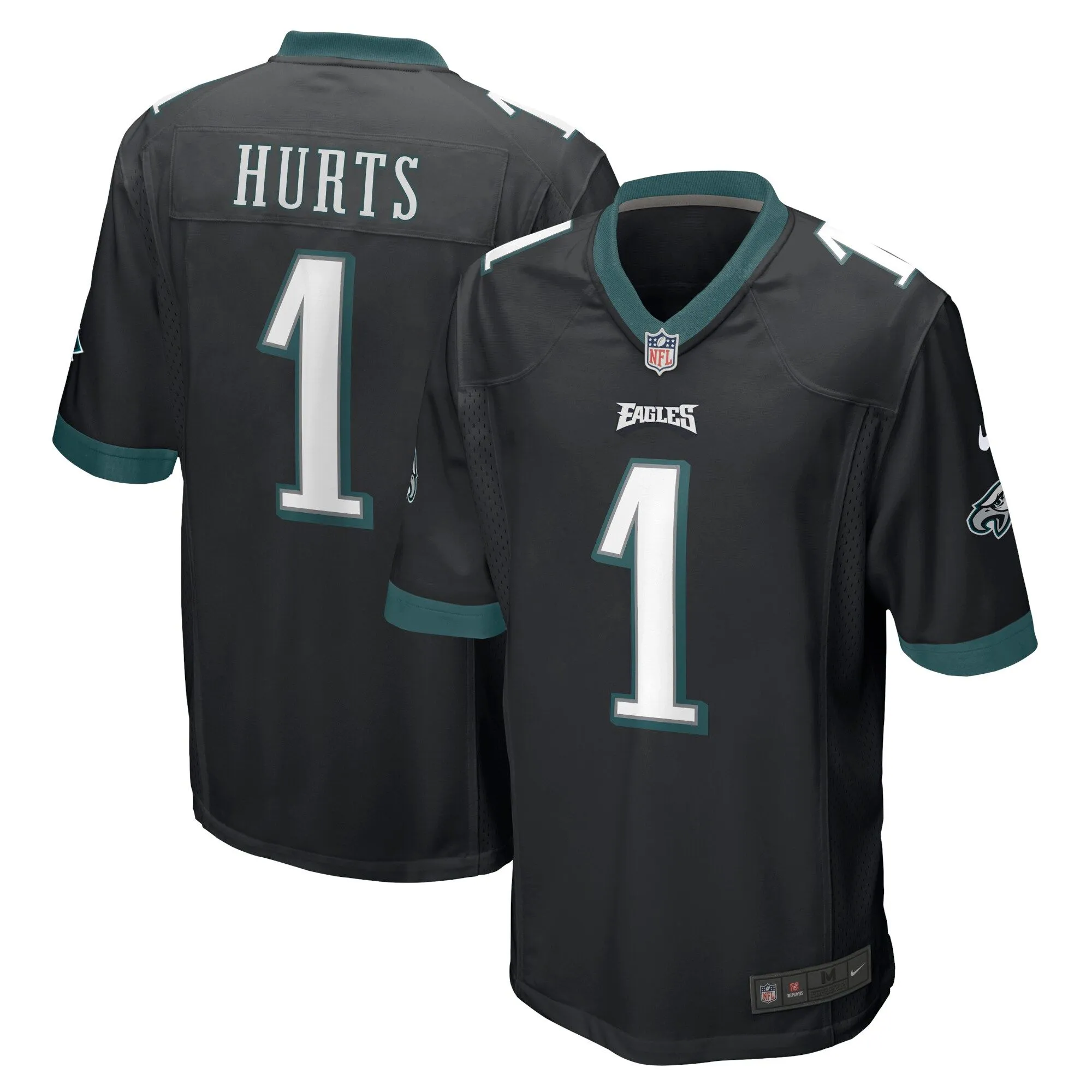 Jalen Hurts Philadelphia Eagles  Alternate Game Jersey - Black