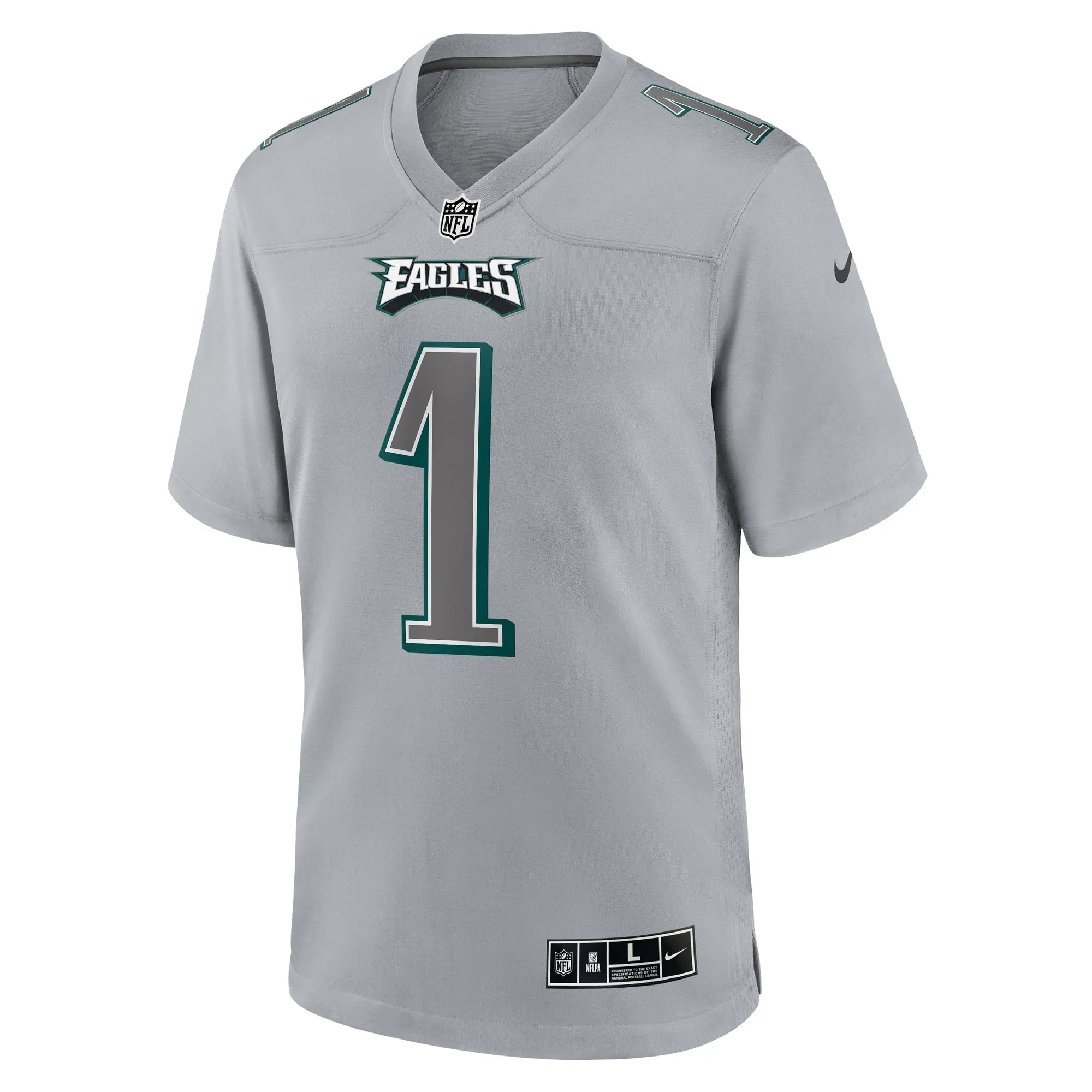 Jalen Hurts Philadelphia Eagles  Atmosphere Fashion Game Jersey - Gray