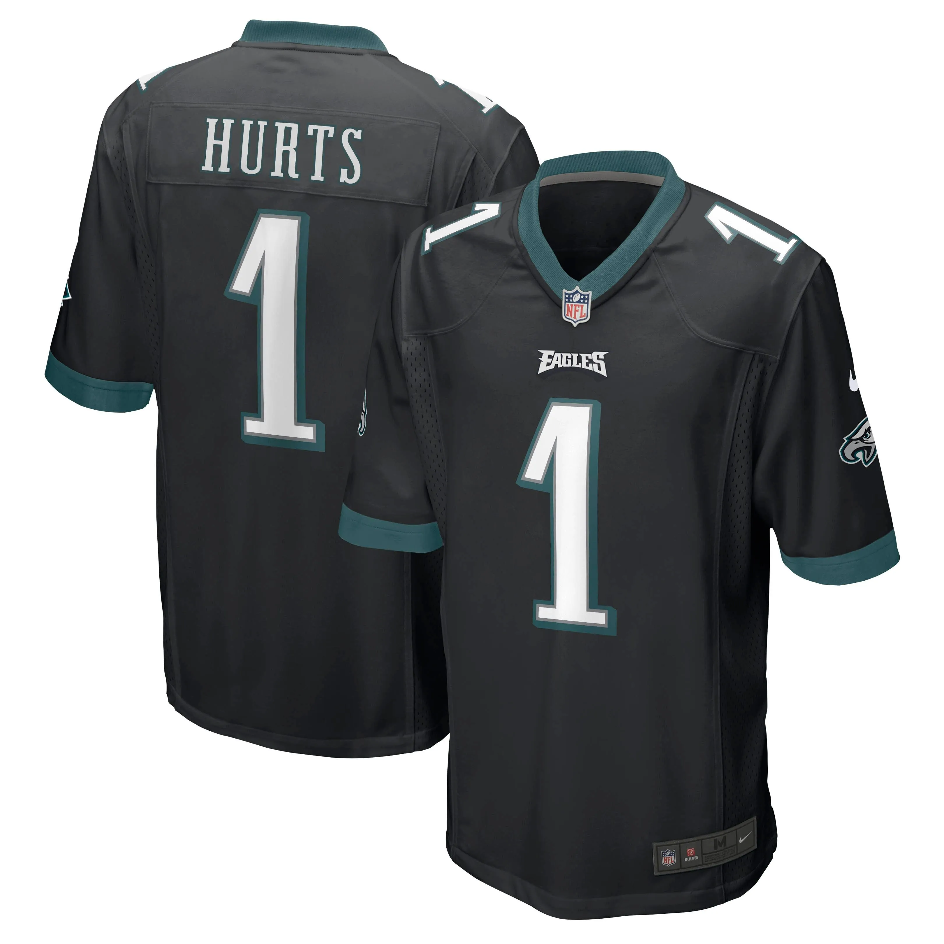 Jalen Hurts Philadelphia Eagles  Game Jersey - Black