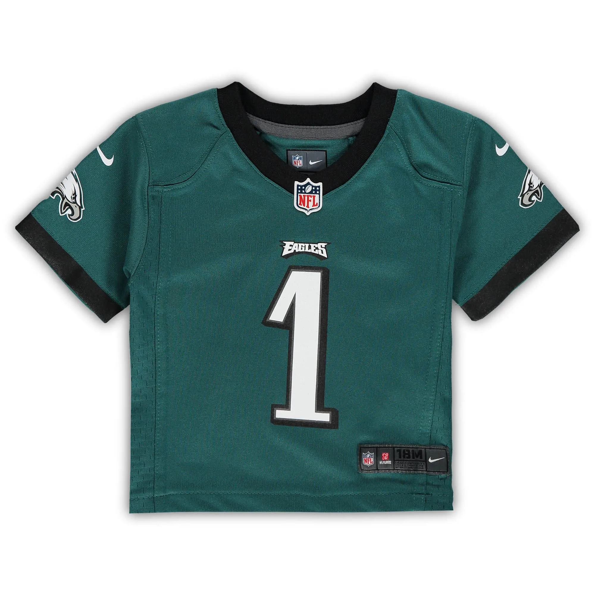 Jalen Hurts Philadelphia Eagles  Infant Game Jersey - Midnight Green