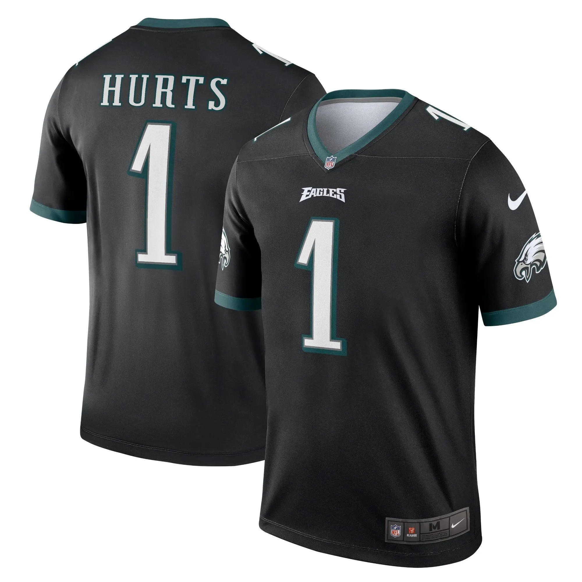 Jalen Hurts Philadelphia Eagles  Legend Jersey - Black