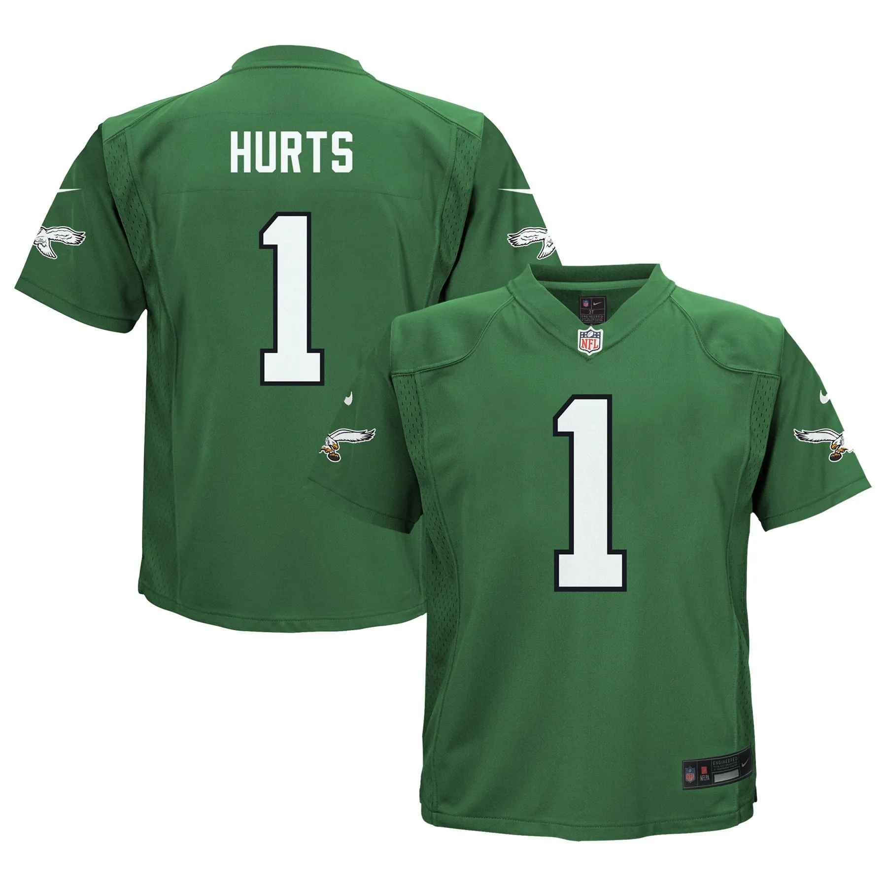 Jalen Hurts Philadelphia Eagles  Preschool Game Jersey - Kelly Green