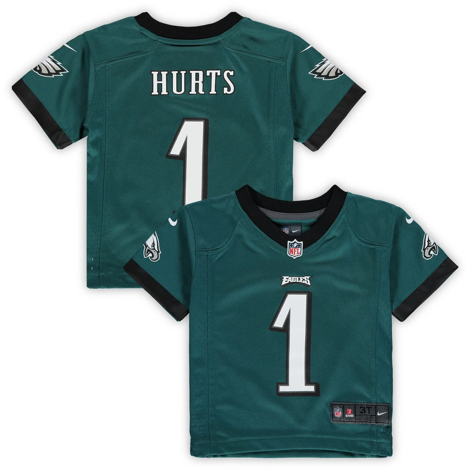 Jalen Hurts Philadelphia Eagles  Toddler Game Jersey - Green