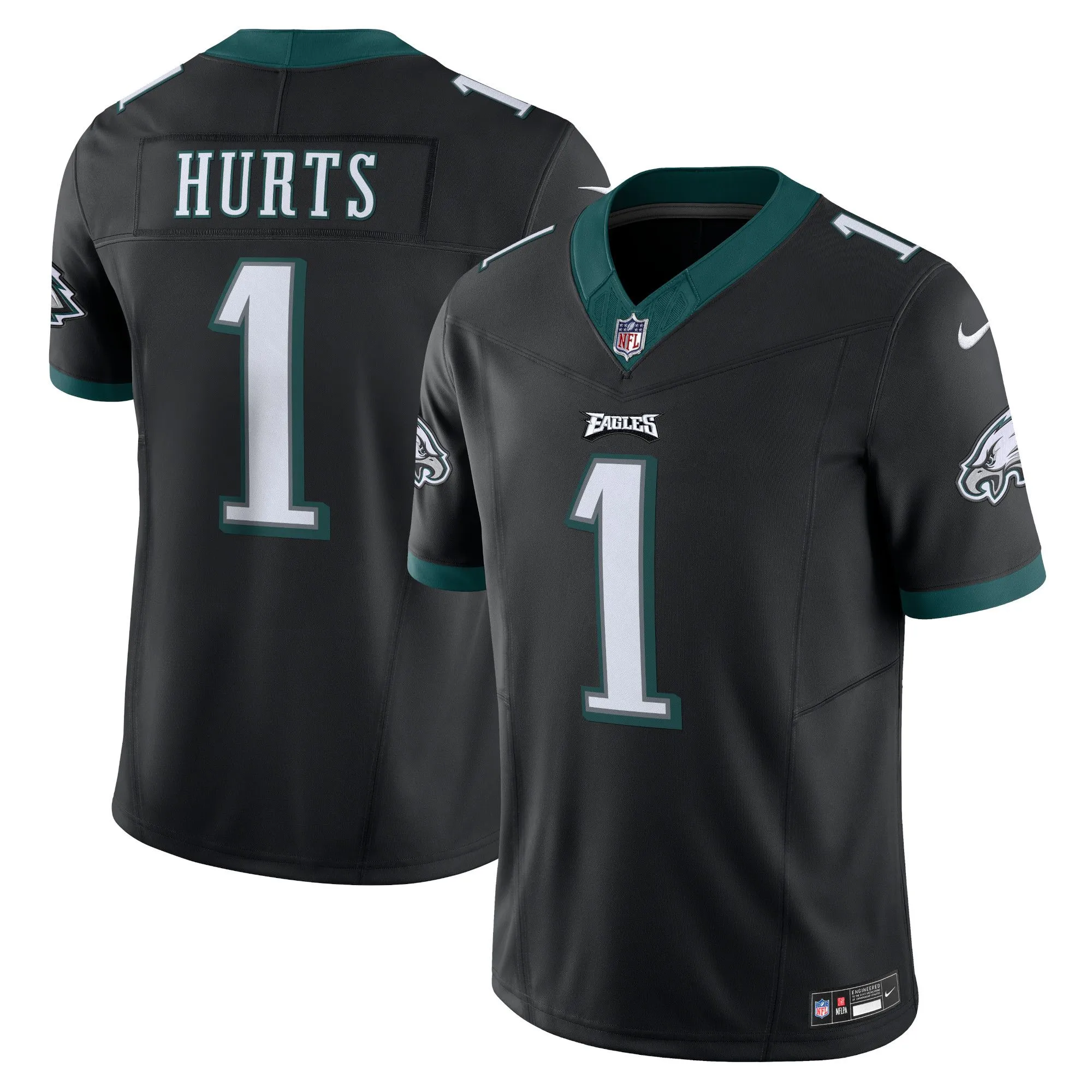 Jalen Hurts Philadelphia Eagles  Vapor F.U.S.E. Limited Jersey - Black