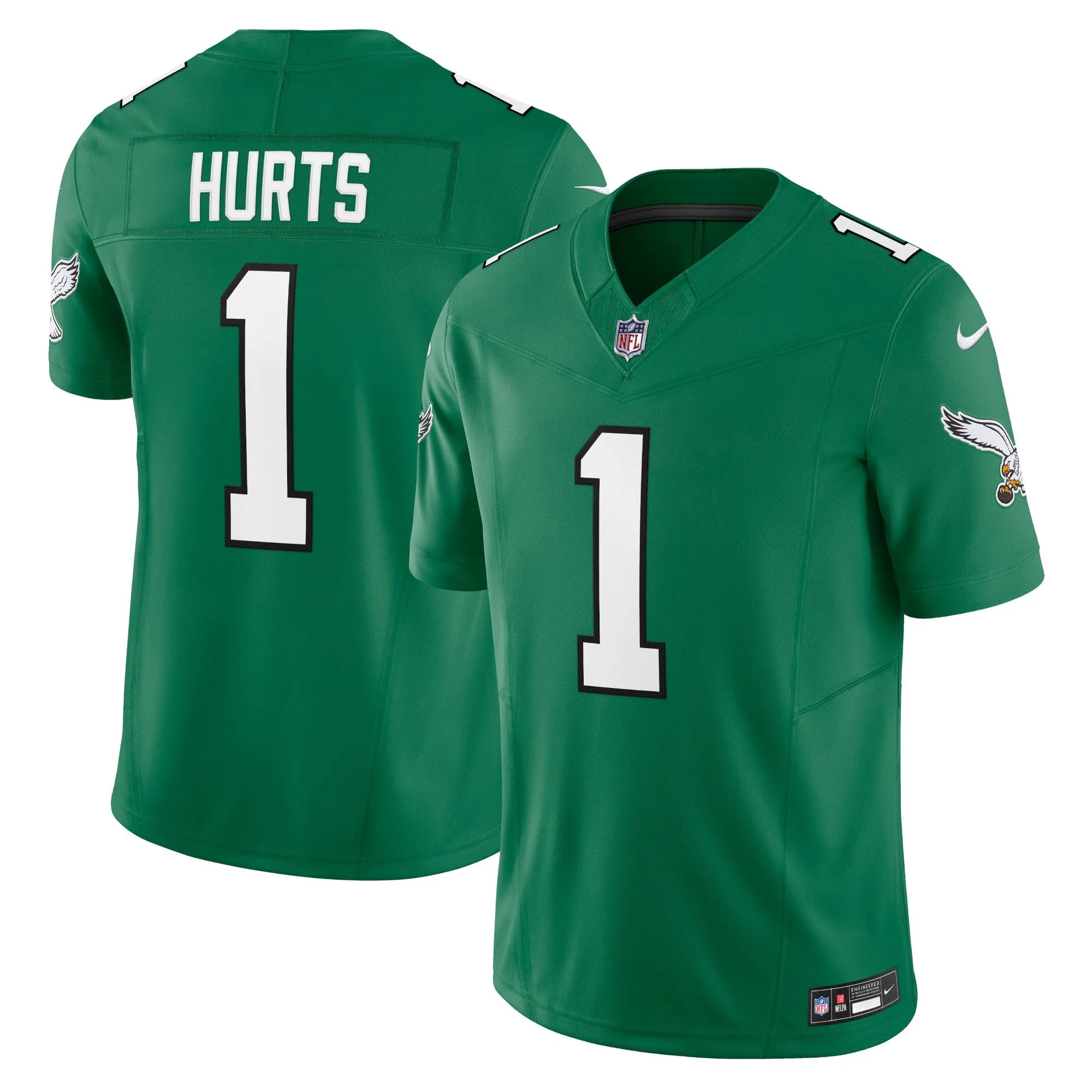 Jalen Hurts Philadelphia Eagles  Vapor F.U.S.E. Limited Jersey - Kelly Green