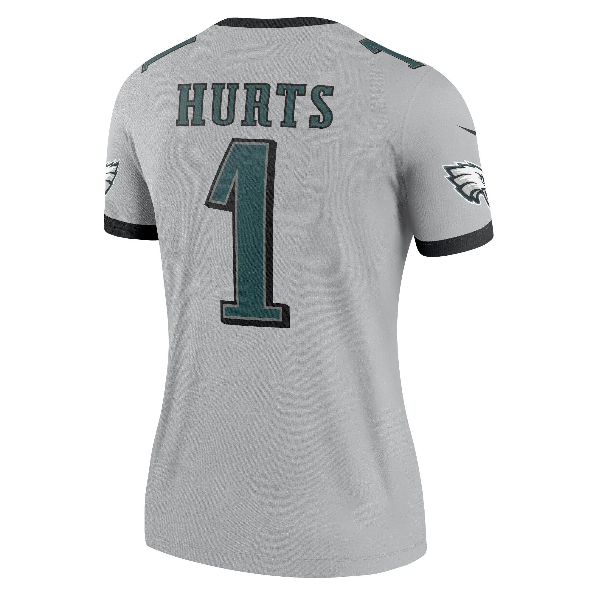 Jalen Hurts Philadelphia Eagles  Women's Inverted Legend Jersey - Silver