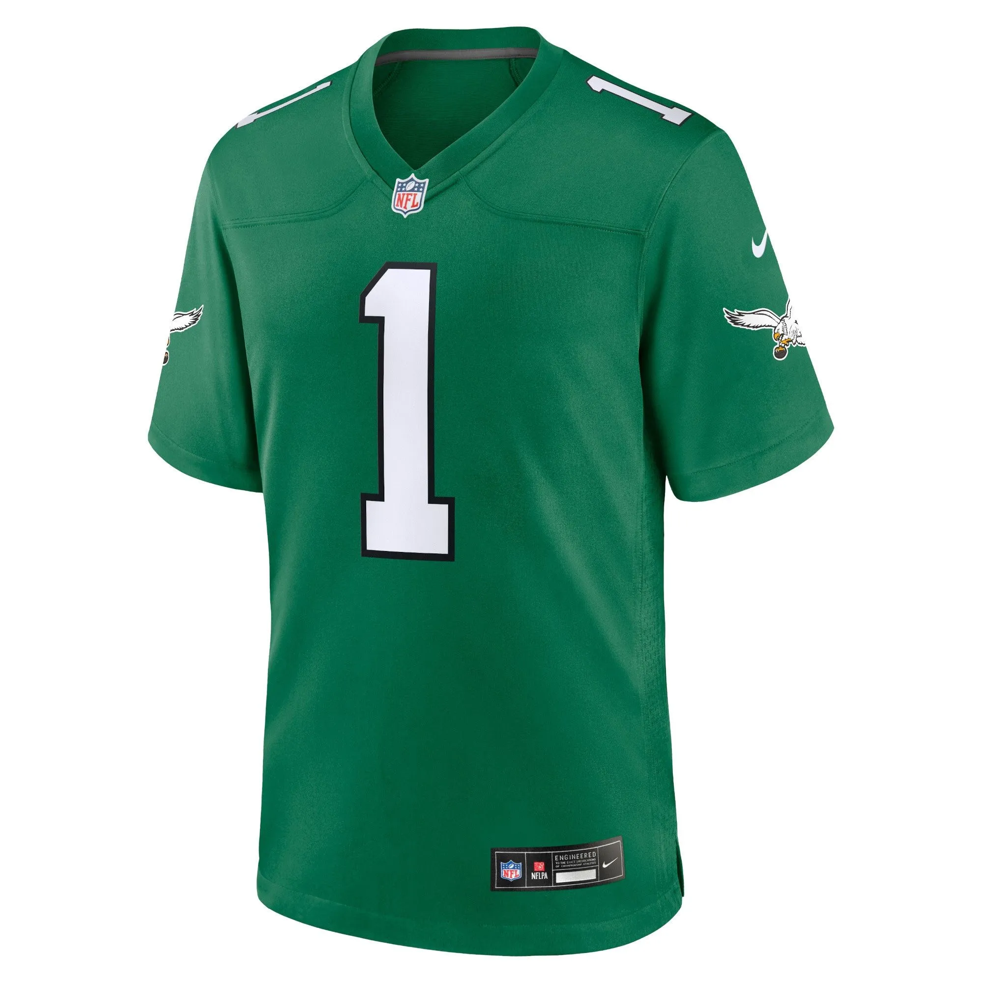 Jalen Hurts Philadelphia Eagles  Youth Game Jersey - Kelly Green