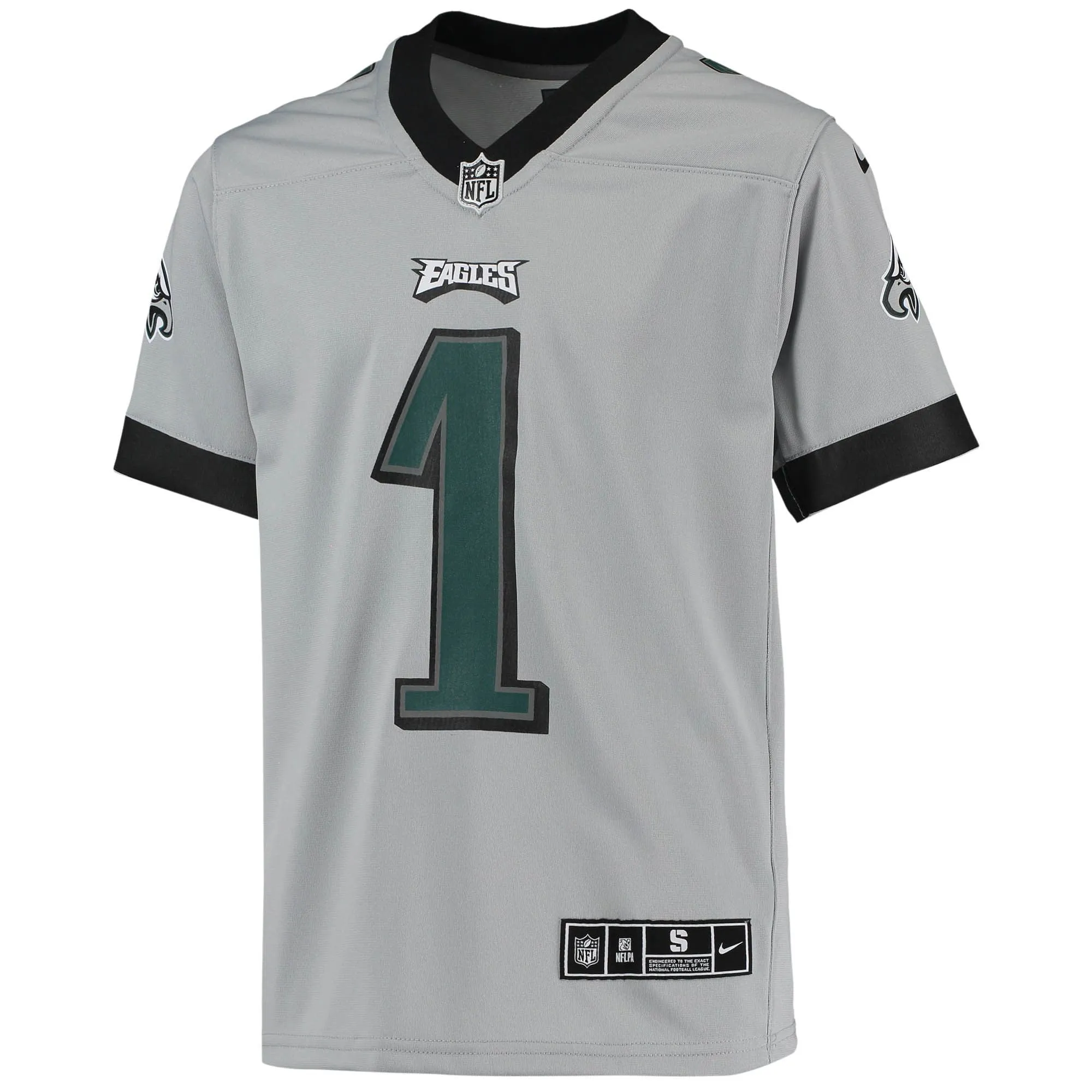 Jalen Hurts Philadelphia Eagles  Youth Inverted Team Game Jersey - Silver