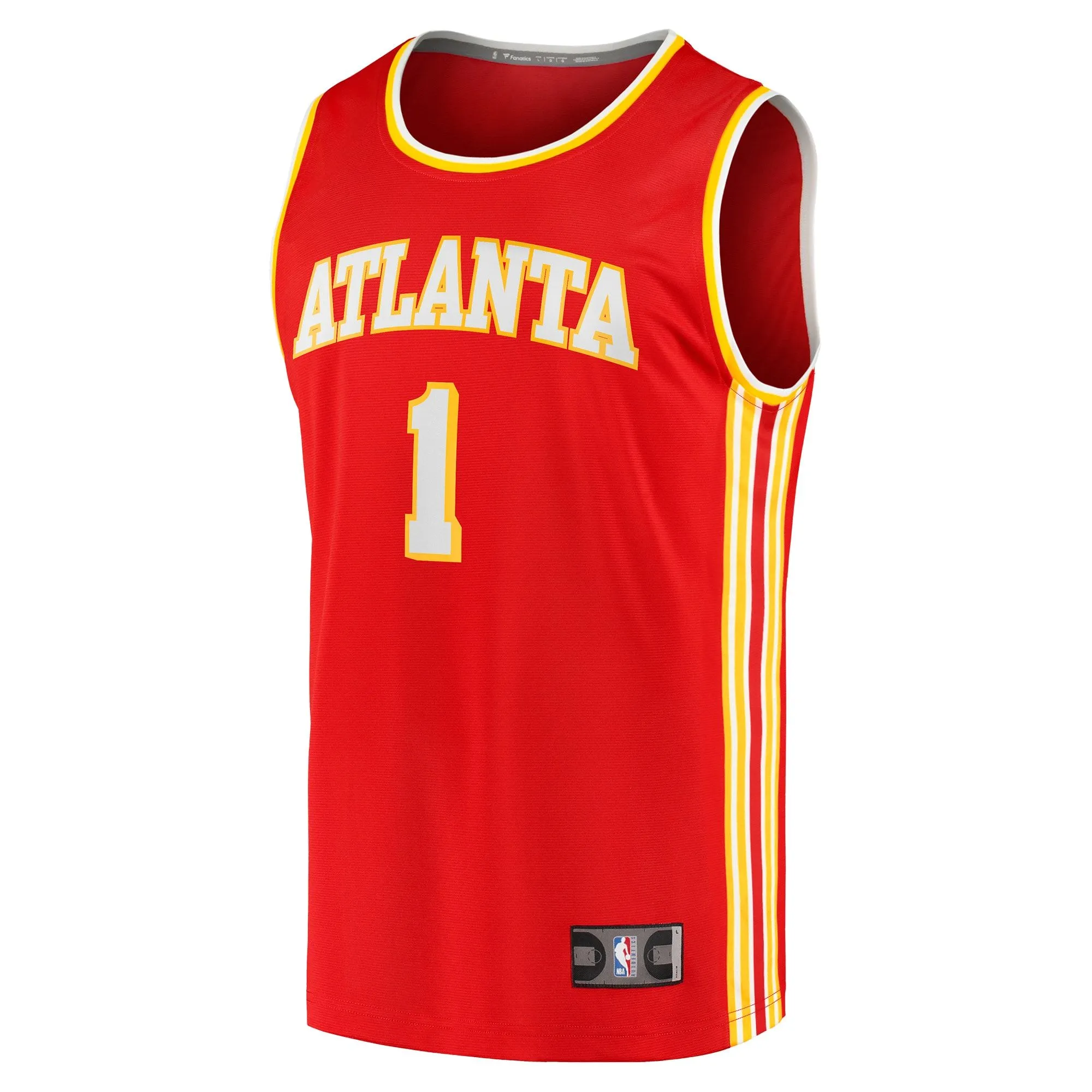 Jalen Johnson Atlanta Hawks Fanatics Branded Fast Break Replica Jersey - Icon Edition - Red