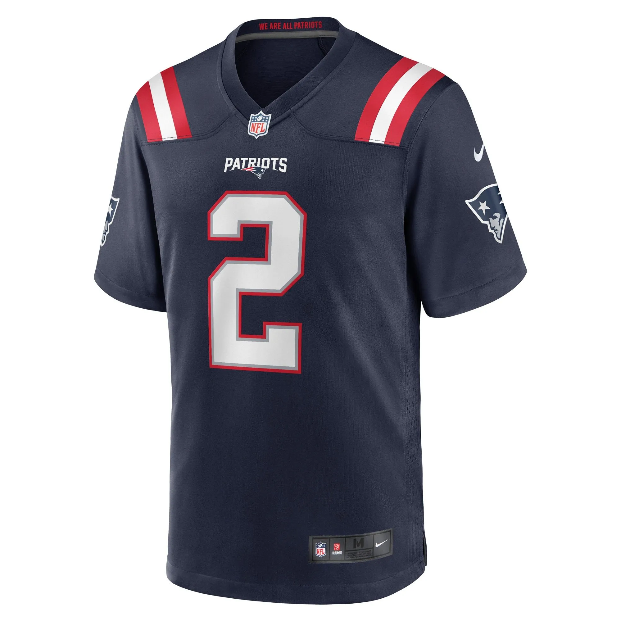 Jalen Mills New England Patriots  Game Player Jersey - Navy