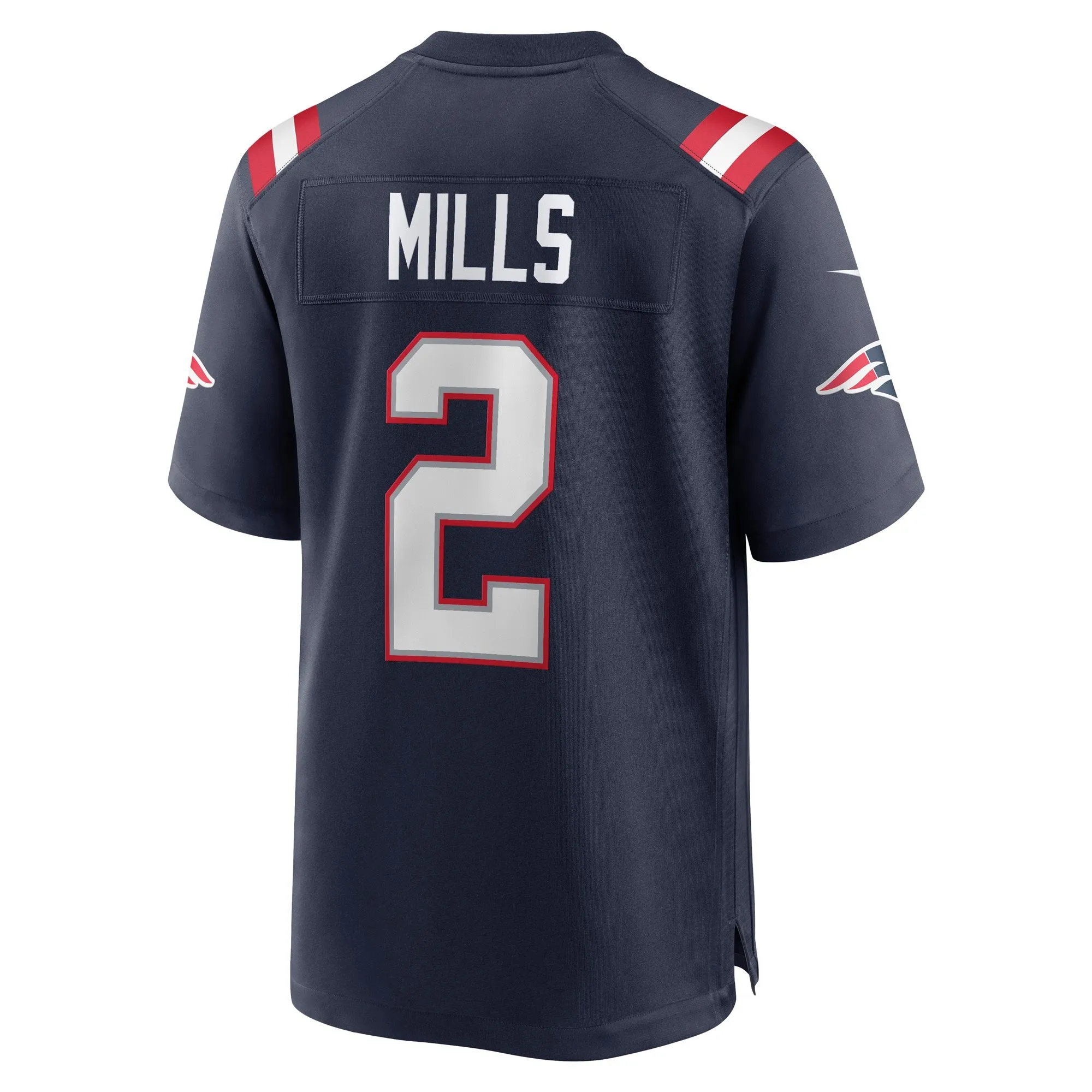 Jalen Mills New England Patriots  Game Player Jersey - Navy