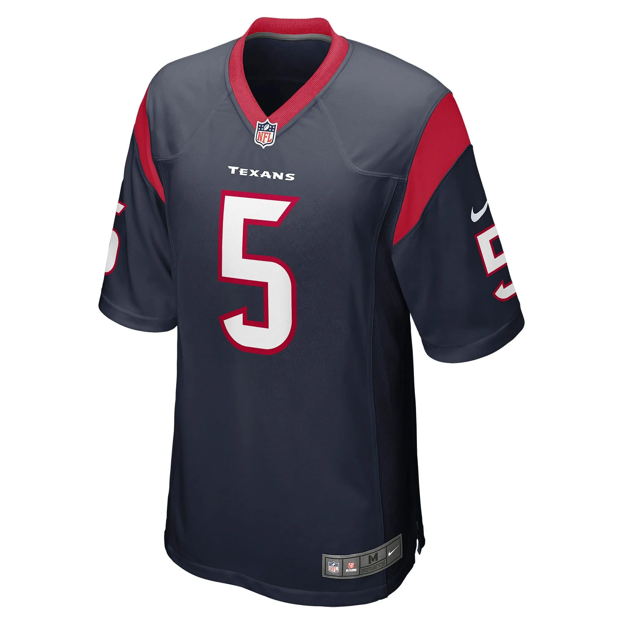 Jalen Pitre Houston Texans  Game Player Jersey - Navy