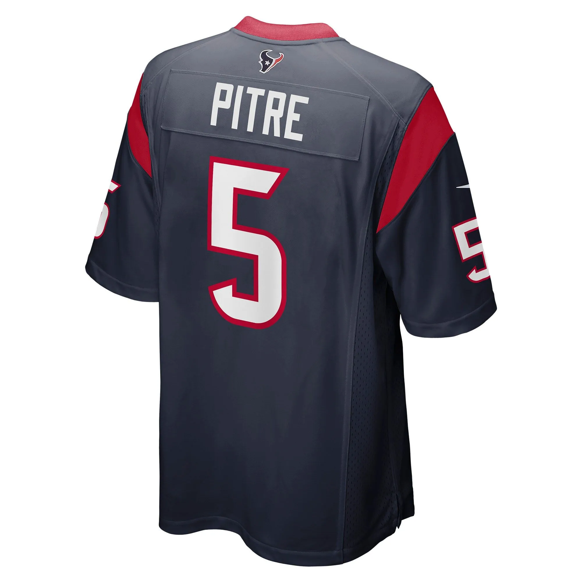 Jalen Pitre Houston Texans  Game Player Jersey - Navy