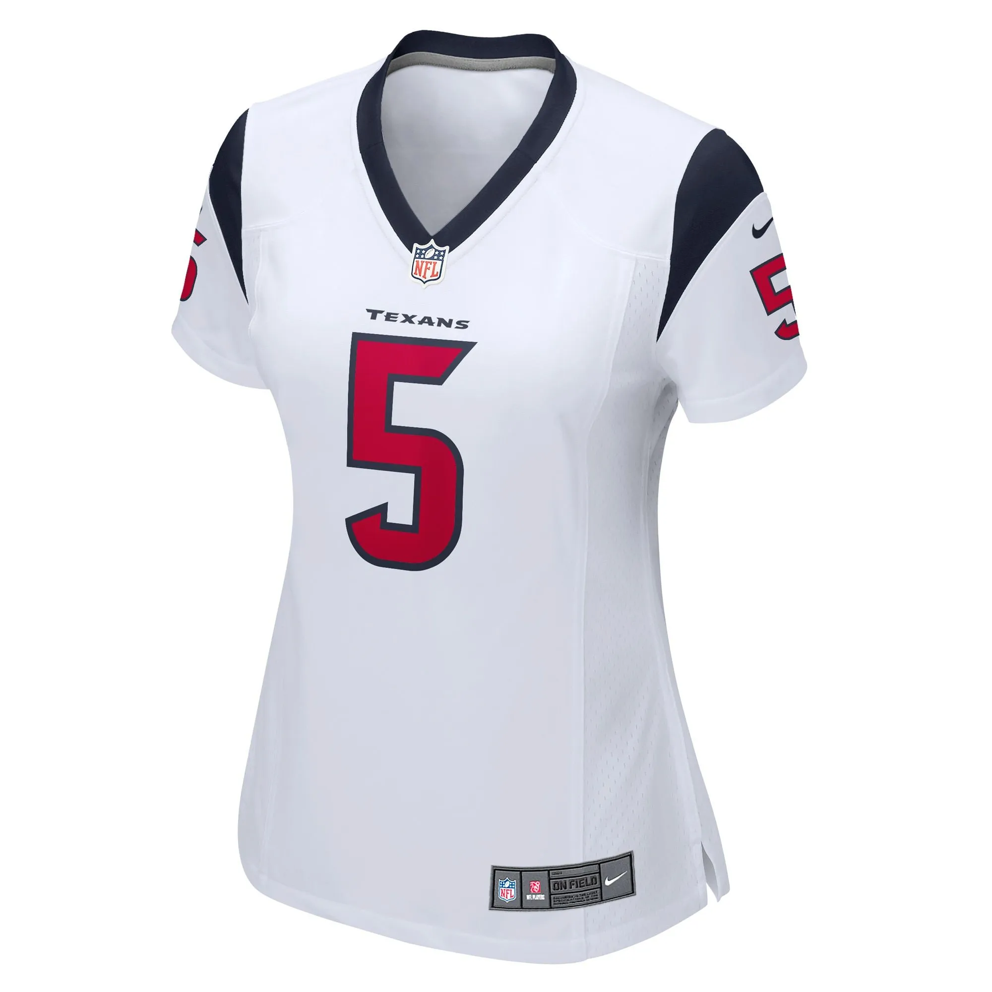 Jalen Pitre Houston Texans  Women's Game Player Jersey - White