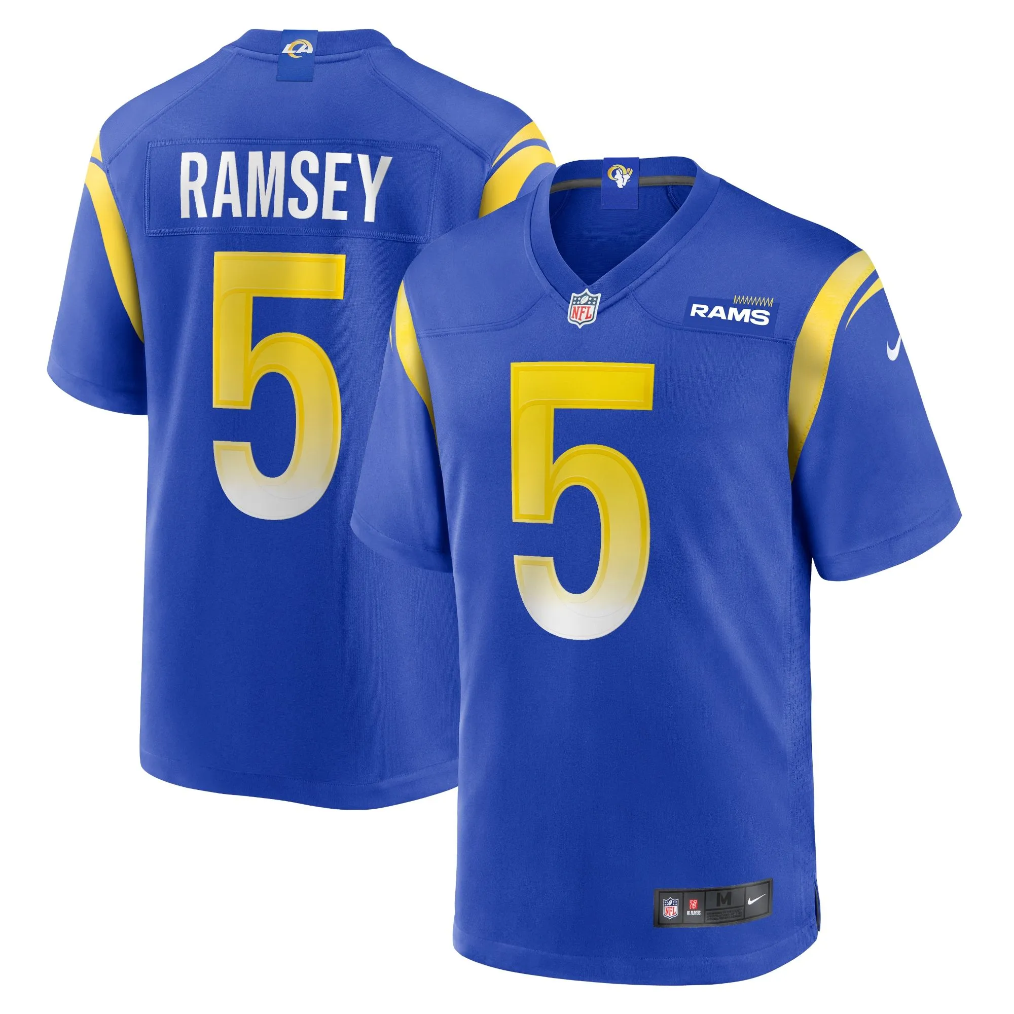 Jalen Ramsey Los Angeles Rams  Player Game Jersey - Royal