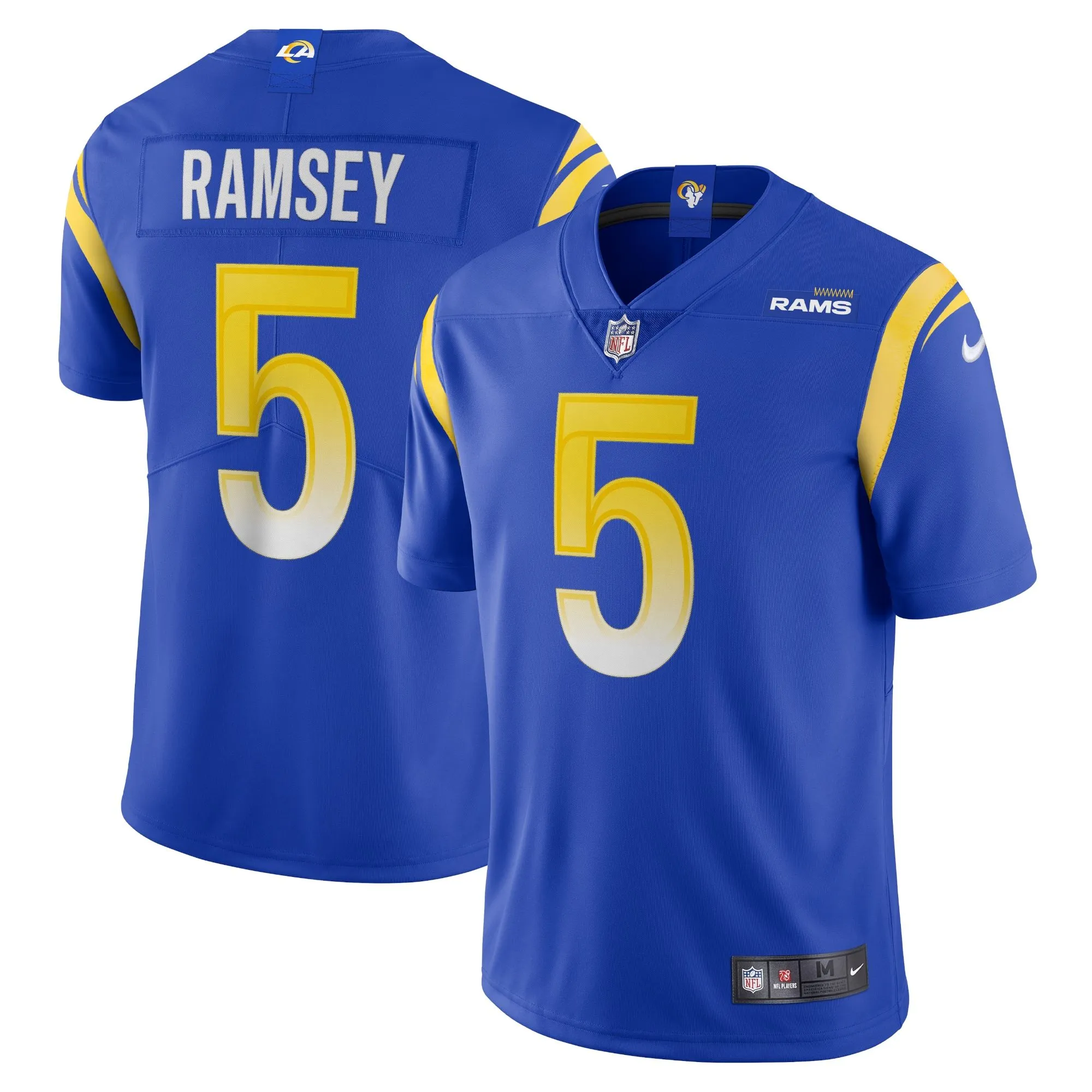 Jalen Ramsey Los Angeles Rams  Team Vapor Limited Jersey - Royal