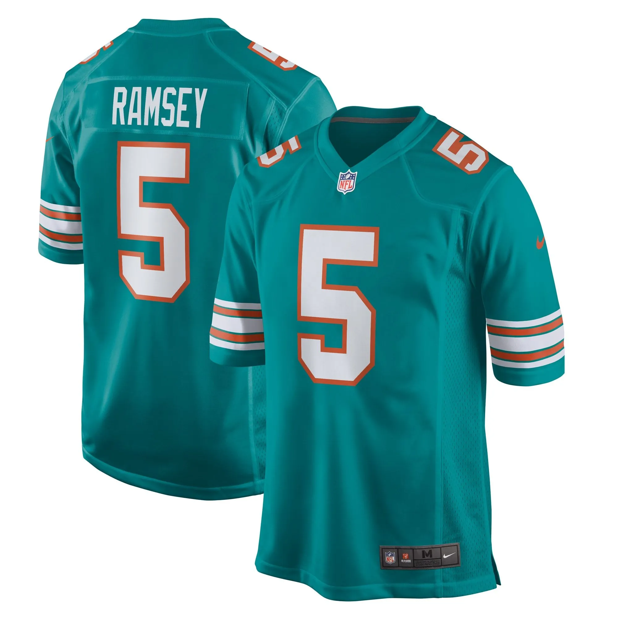 Jalen Ramsey Miami Dolphins  Alternate Game Jersey - Aqua