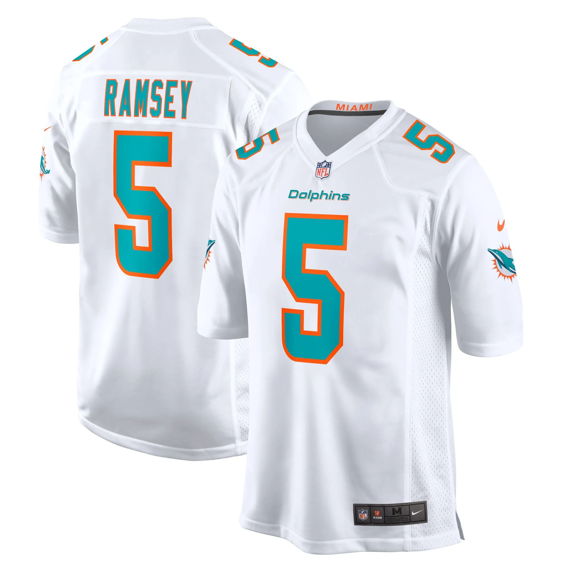 Jalen Ramsey Miami Dolphins  Away Game Jersey - White