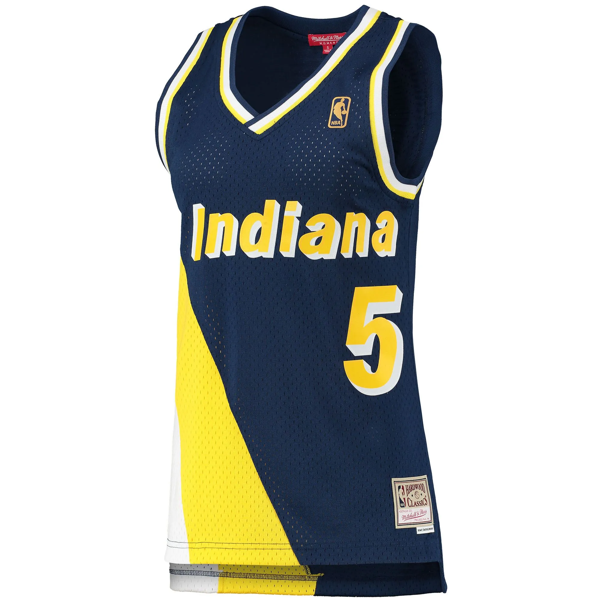 Jalen Rose Indiana Pacers Mitchell & Ness Women's 1996/97 Hardwood Classics Swingman Jersey - Navy