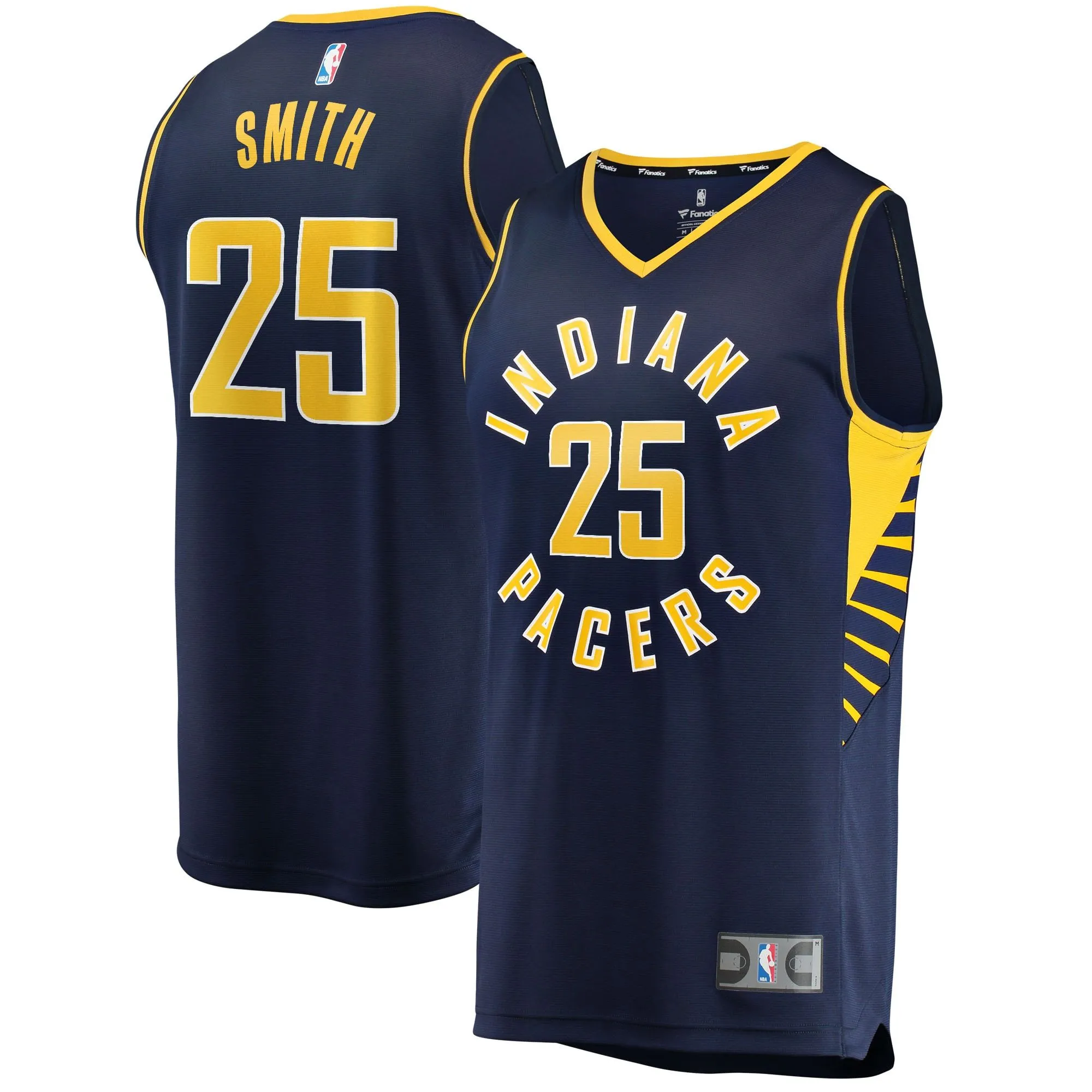 Jalen Smith Indiana Pacers Fanatics Branded Fast Break Replica Jersey - Icon Edition - Navy