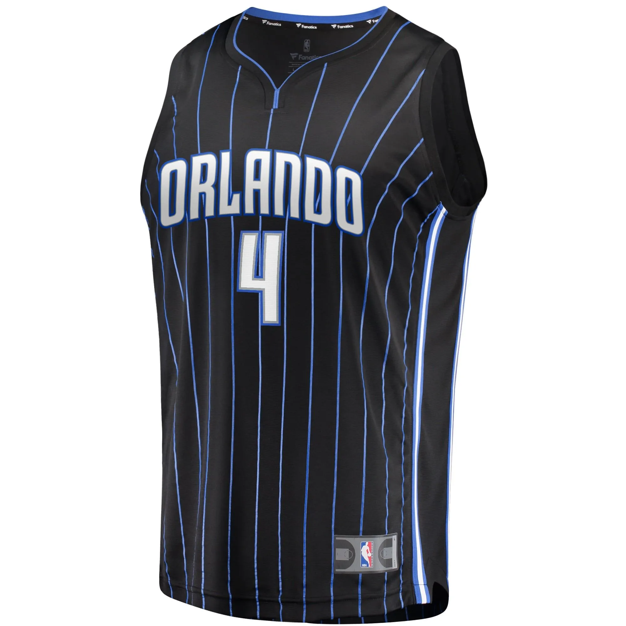 Jalen Suggs Orlando Magic Fanatics Branded Fast Break Replica Jersey Black - Icon Edition