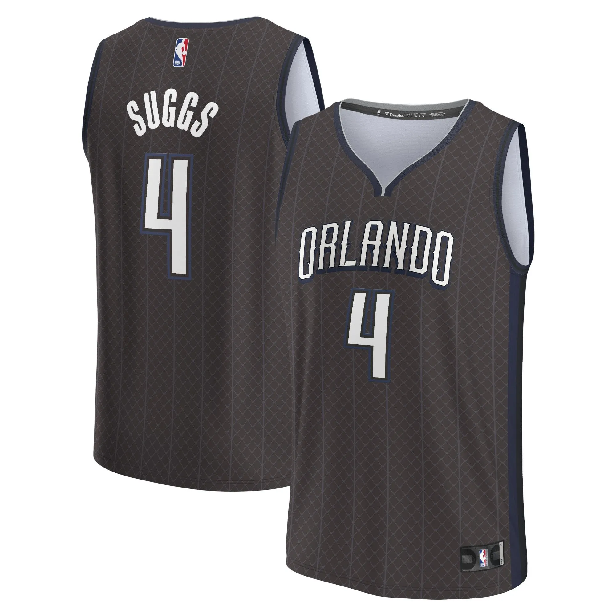 Jalen Suggs Orlando Magic Fanatics Branded Fastbreak Jersey - City Edition - Black