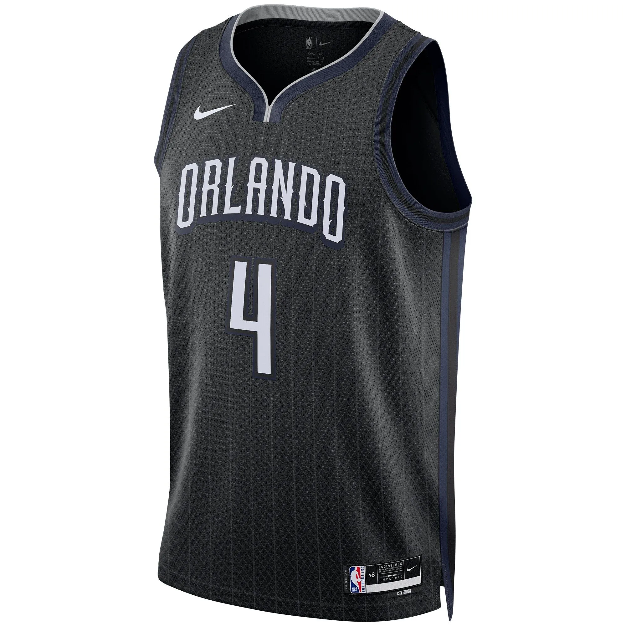 Jalen Suggs Orlando Magic  Unisex 2022/23 Swingman Jersey - City Edition - Black