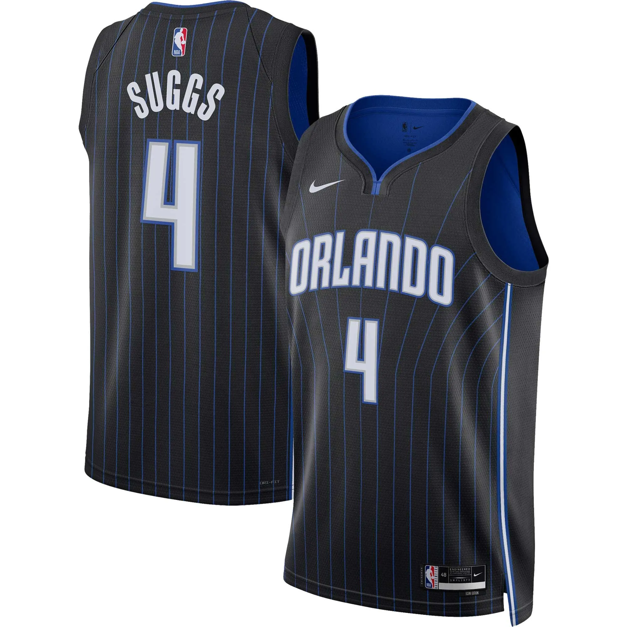 Jalen Suggs Orlando Magic  Unisex Swingman Jersey - Icon Edition - Black