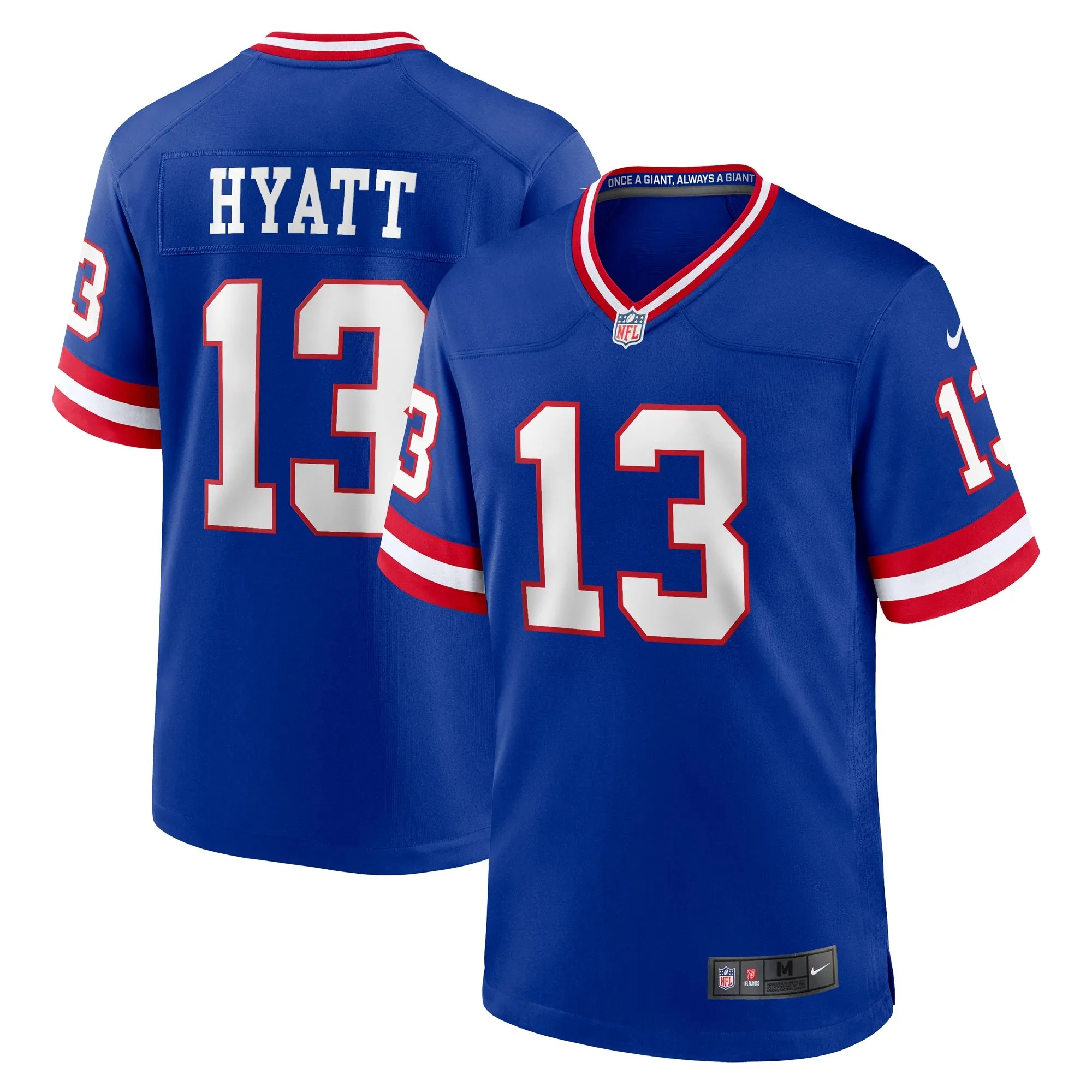 Jalin Hyatt New York Giants  Team Game Jersey -  Royal