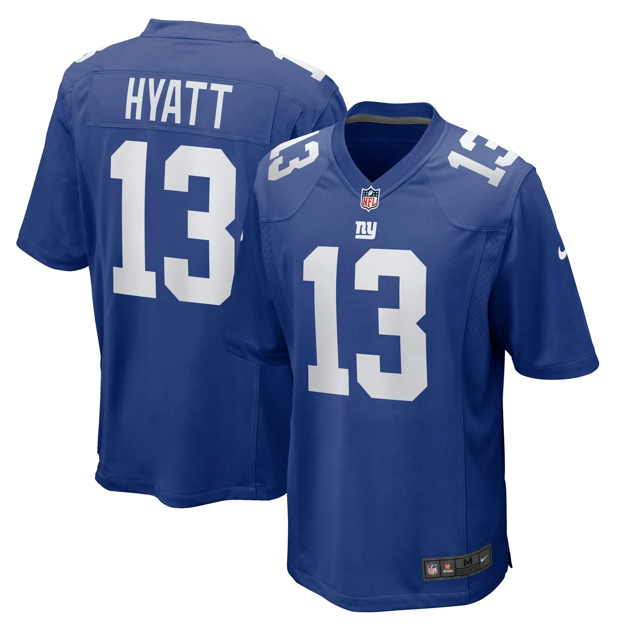 Jalin Hyatt New York Giants  Team Game Jersey -  Royal