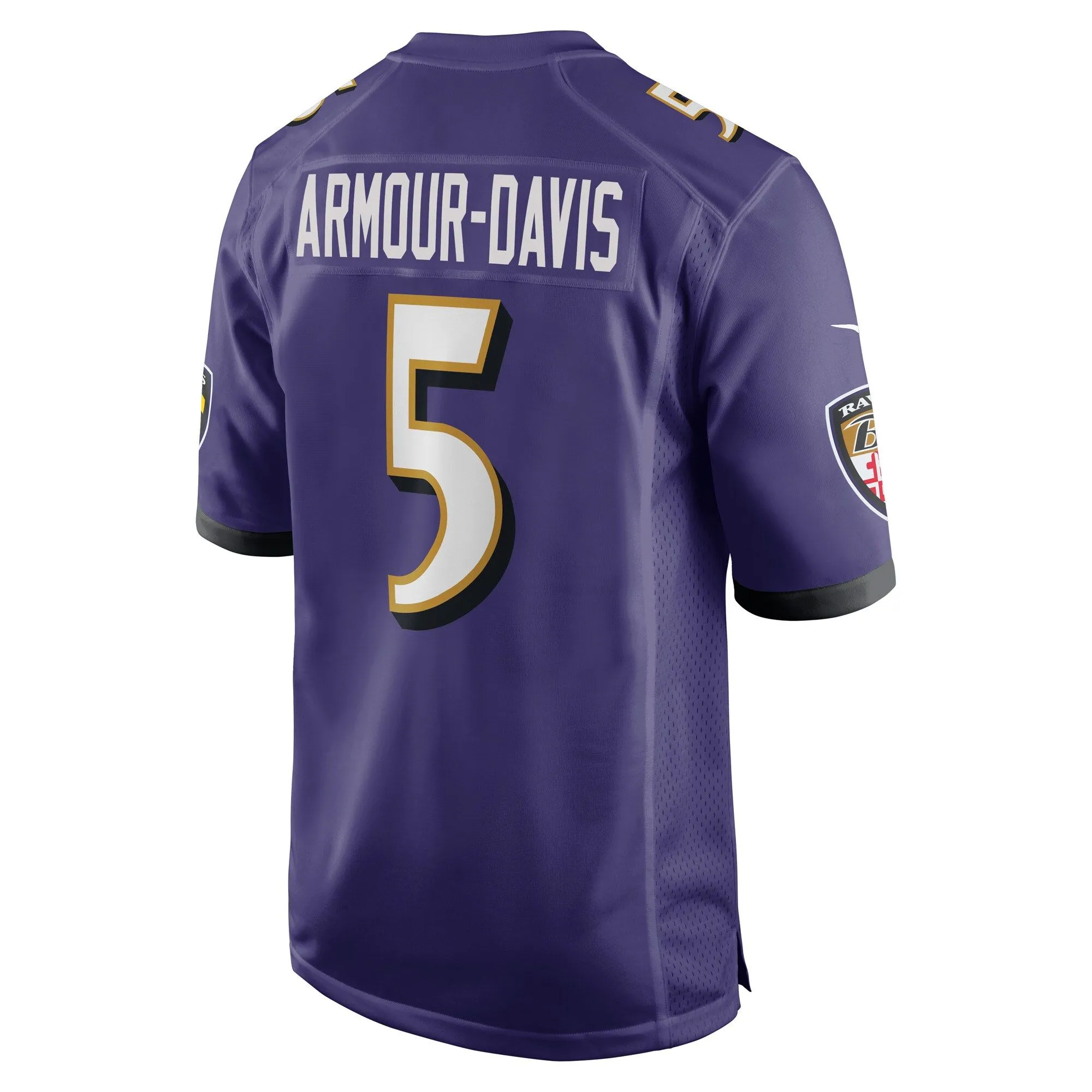 Jalyn Armour-Davis Baltimore Ravens  Game Player Jersey - Purple