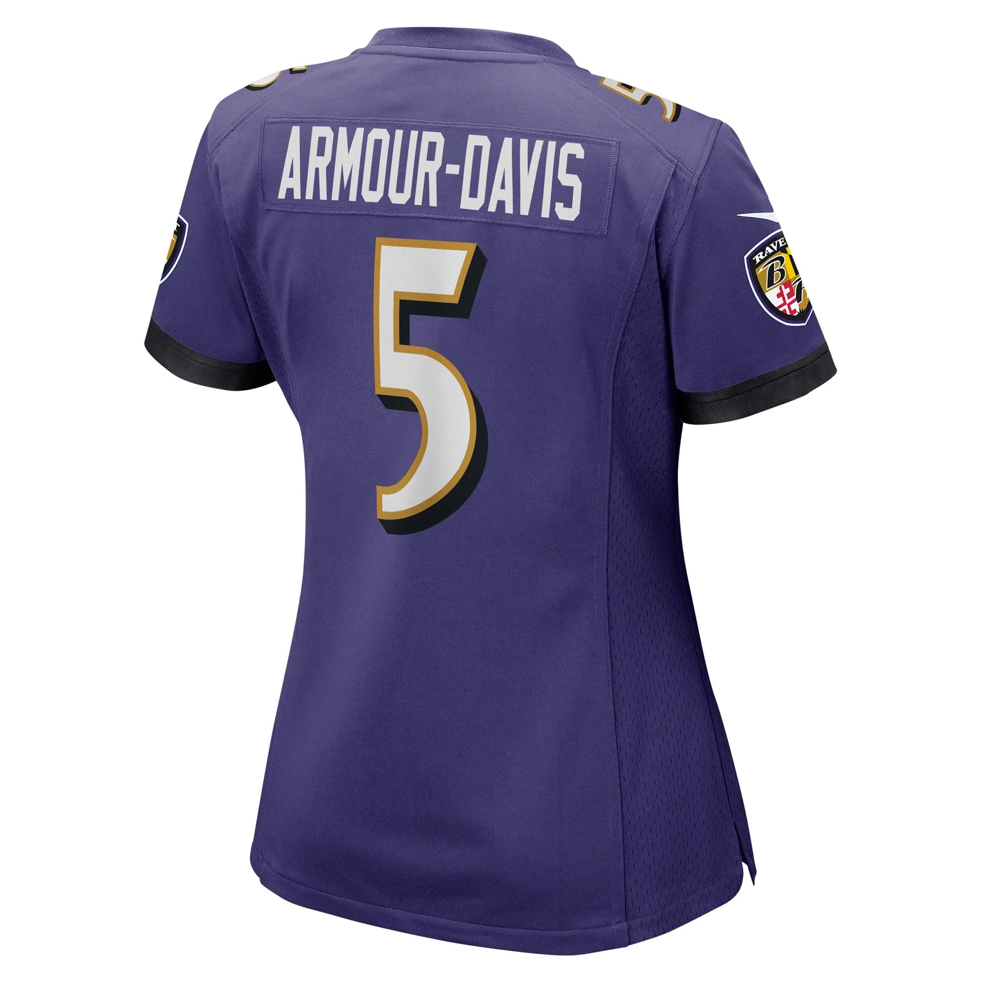 Jalyn Armour-Davis Baltimore Ravens  Women's Game Player Jersey - Purple