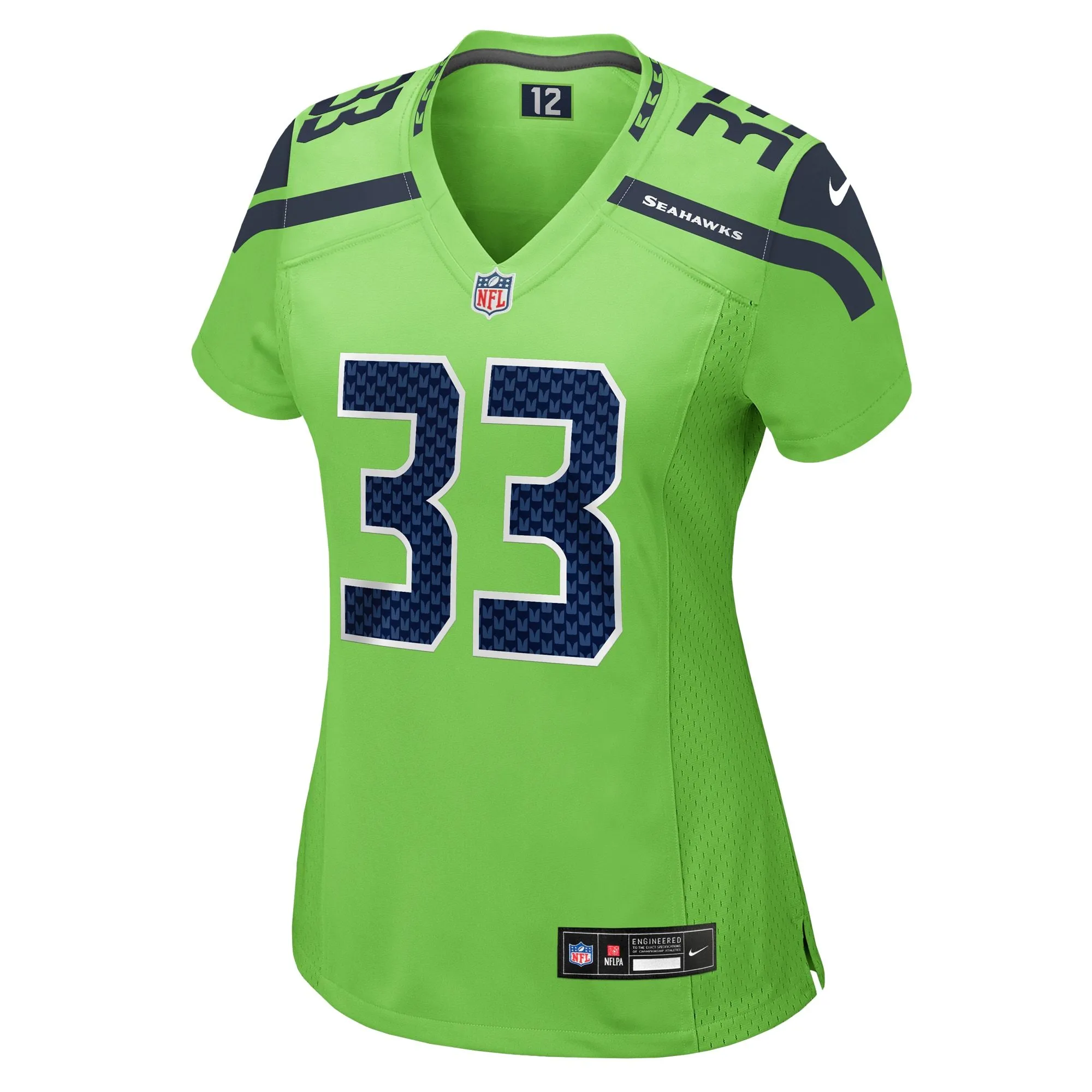 Jamal Adams Seattle Seahawks  Women's  Game Jersey - Neon Green